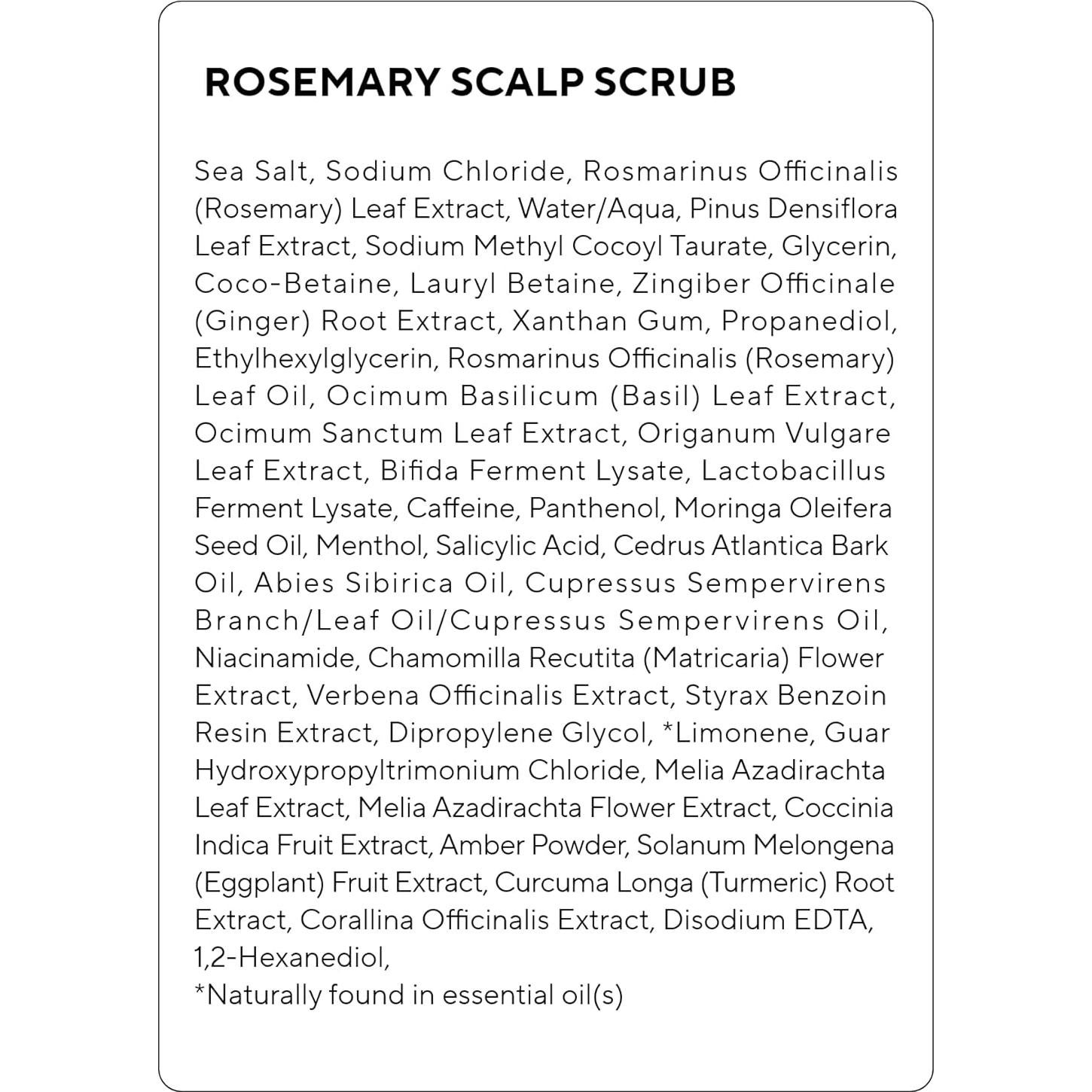 Exfoliante para Cuero Cabelludo AROMATICA Romero 165g