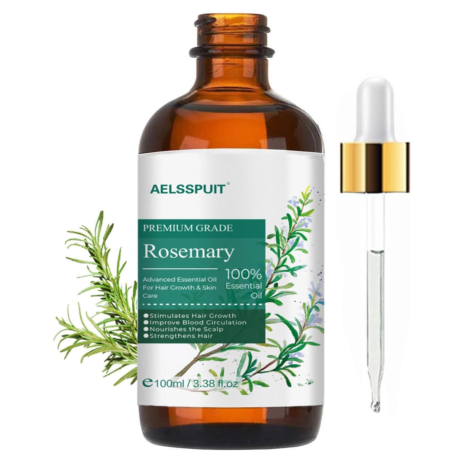 Aceite Esencial de Romero 100ml - GOSNLDOW, 100% Puro Orgánico