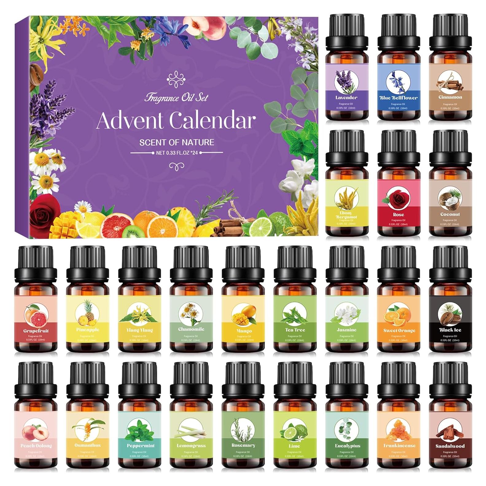 Calendario de Adviento 2025 Mucuoe - 24 Fragancias Naturales