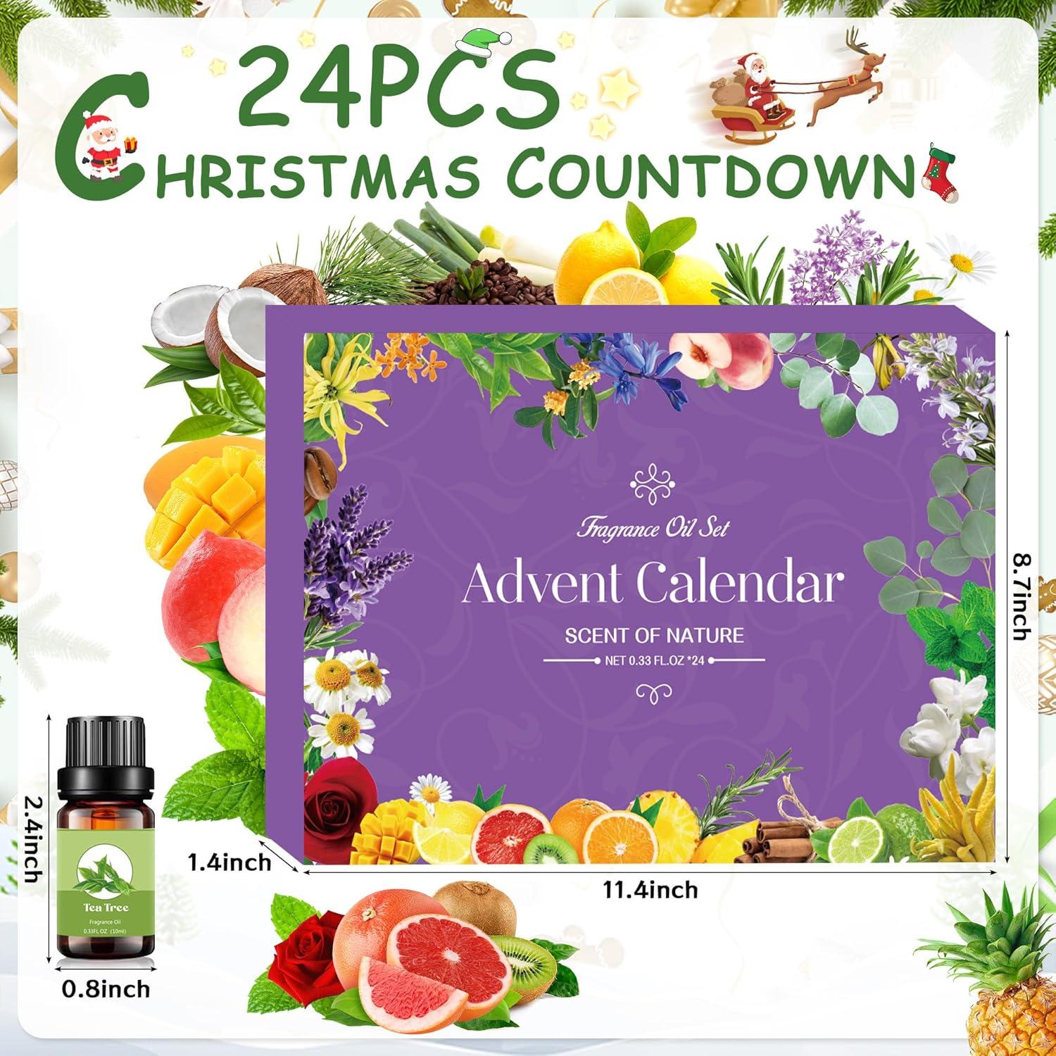 Calendario de Adviento 2025 Mucuoe - 24 Fragancias Naturales