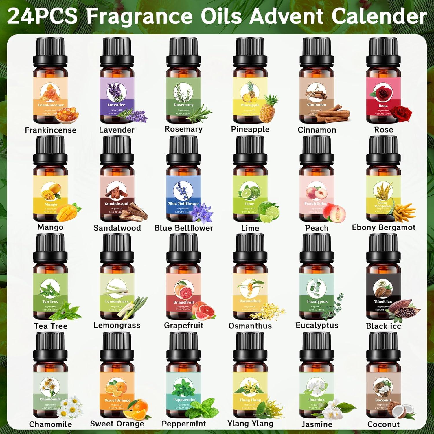 Calendario de Adviento 2025 Mucuoe - 24 Fragancias Naturales