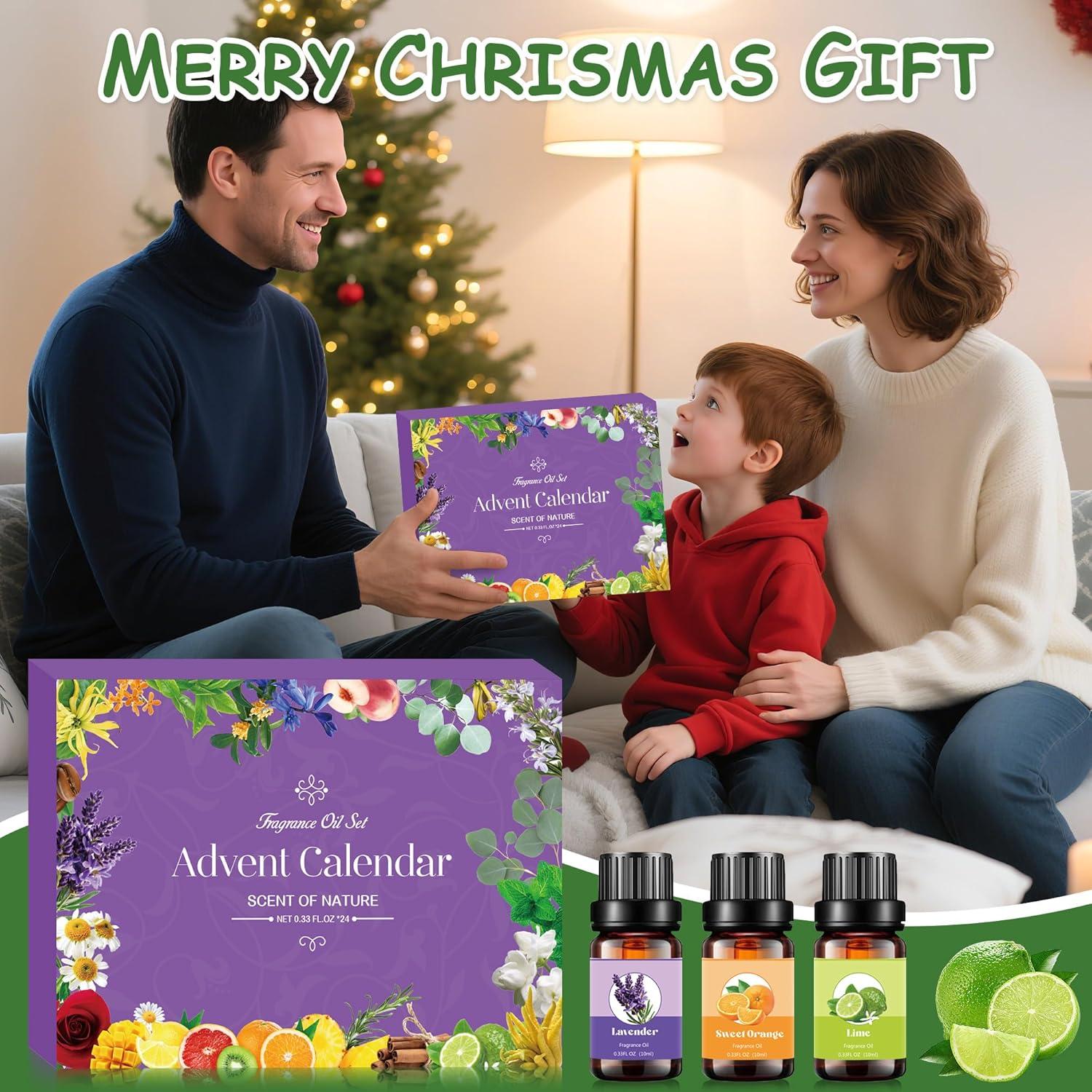 Calendario de Adviento 2025 Mucuoe - 24 Fragancias Naturales