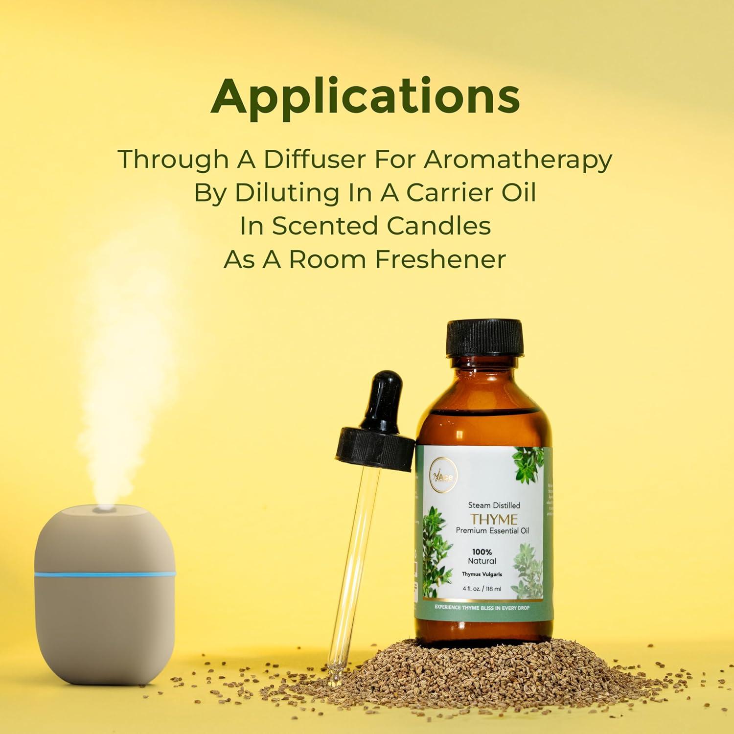 Aceite Esencial de Tomillo Puro Mi Ace 118.29 ml para Aromaterapia