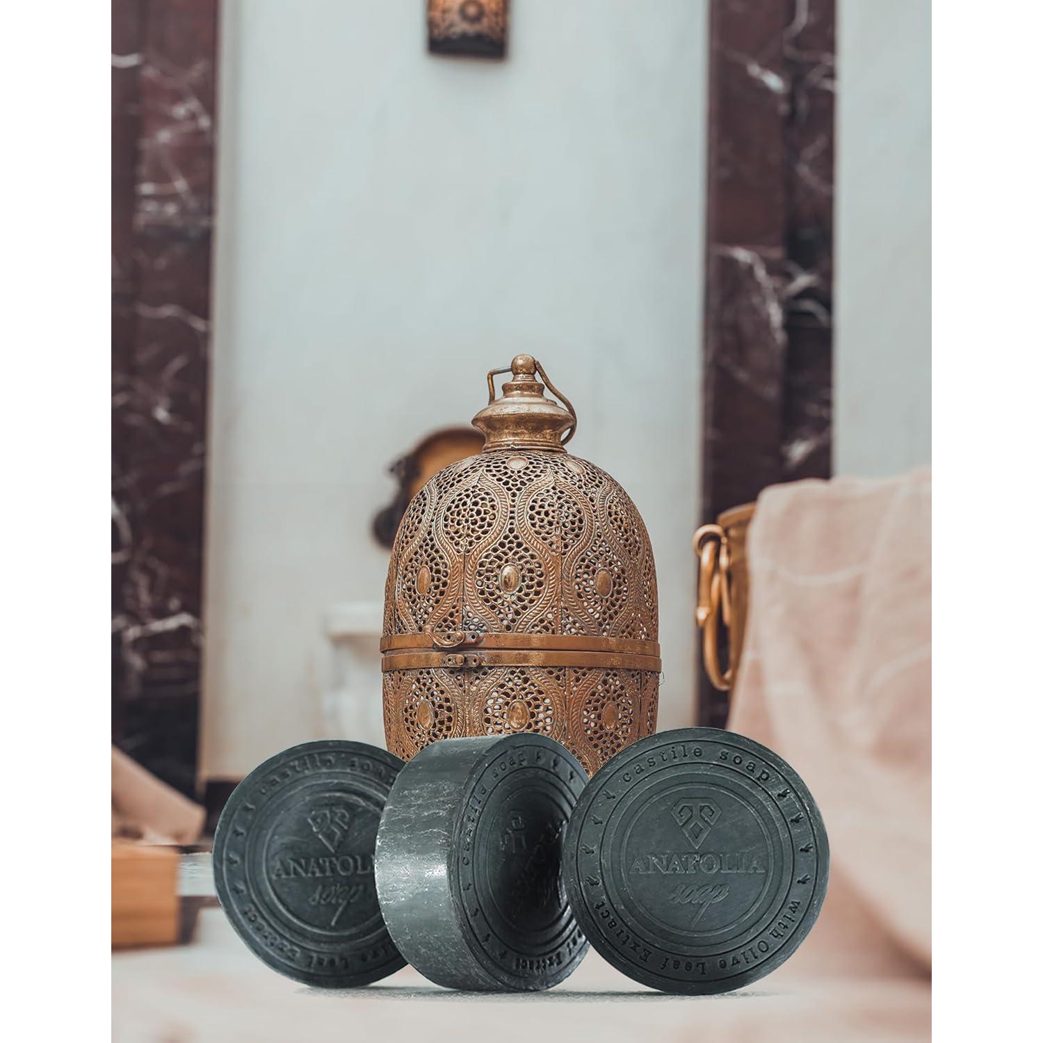 Jabón Natural Anatolia 99.22 g con Carbón Activado y Tomillo