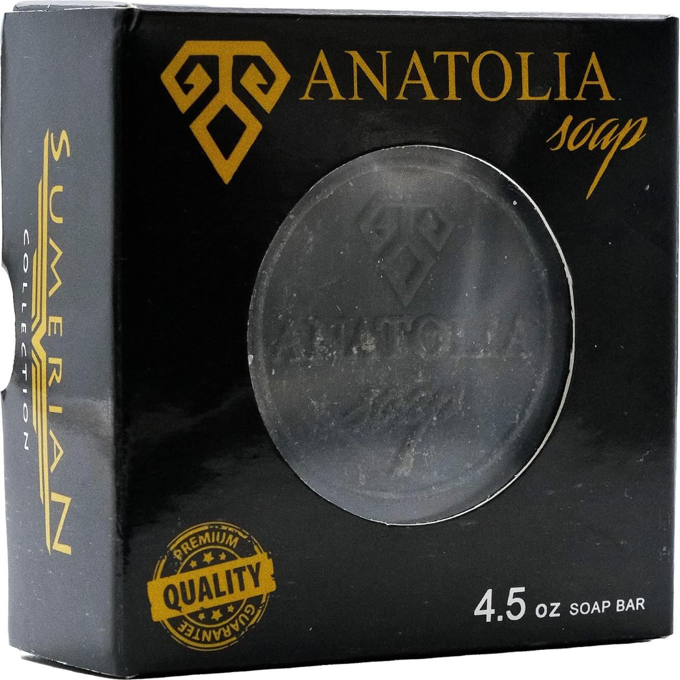 Jabón Natural Anatolia 99.22 g con Carbón Activado y Tomillo