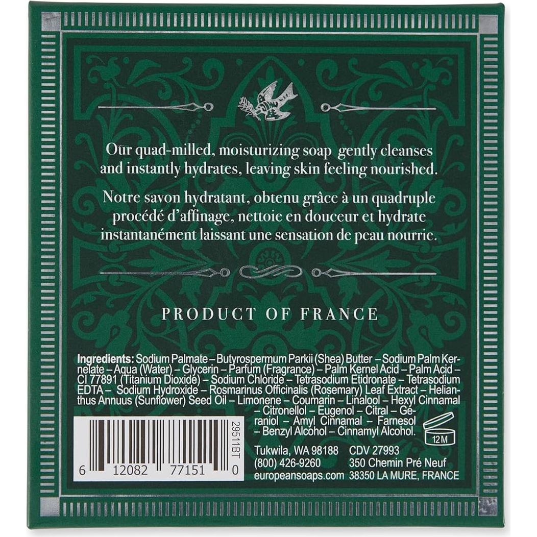 Jabón en Cubo 200g Pre de Provence Bergamota y Tomillo