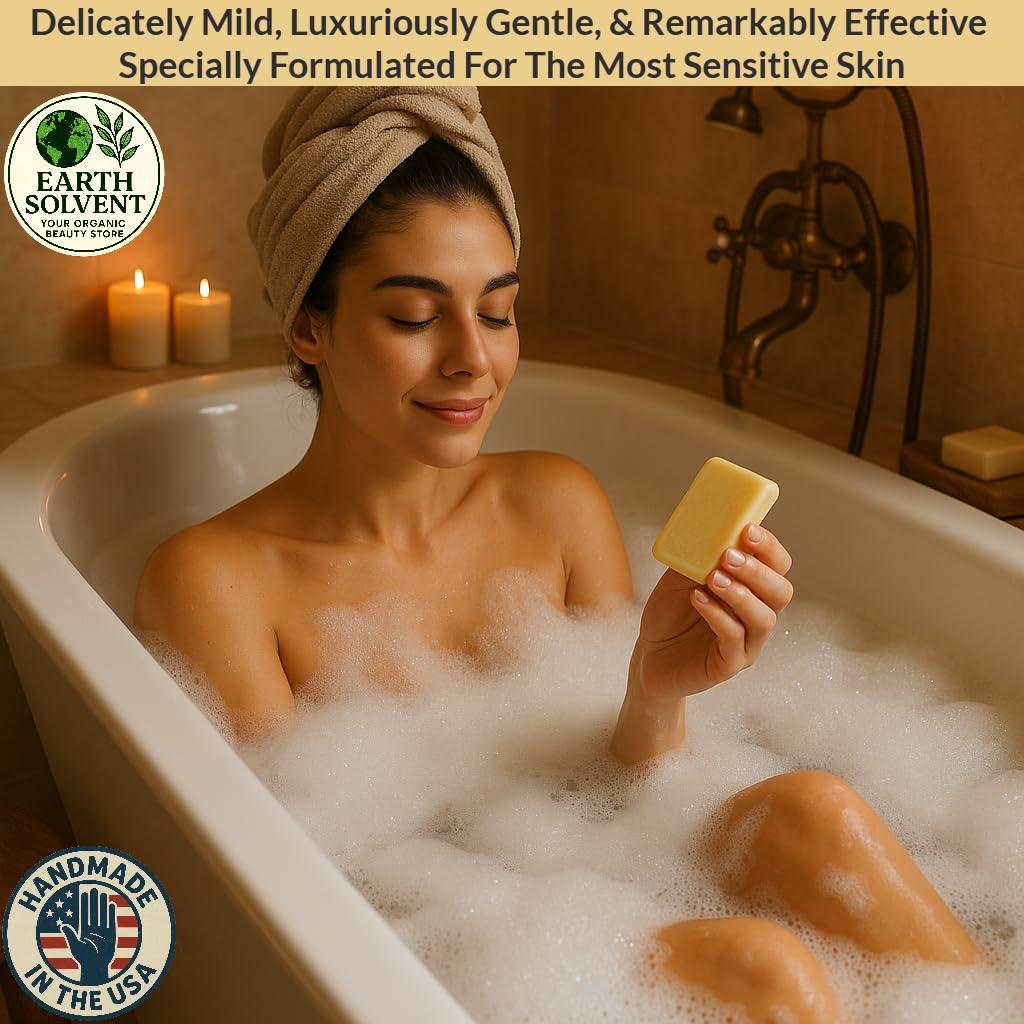 Jabón Orgánico Natural Earth Solvent 142g Romero Tomillo