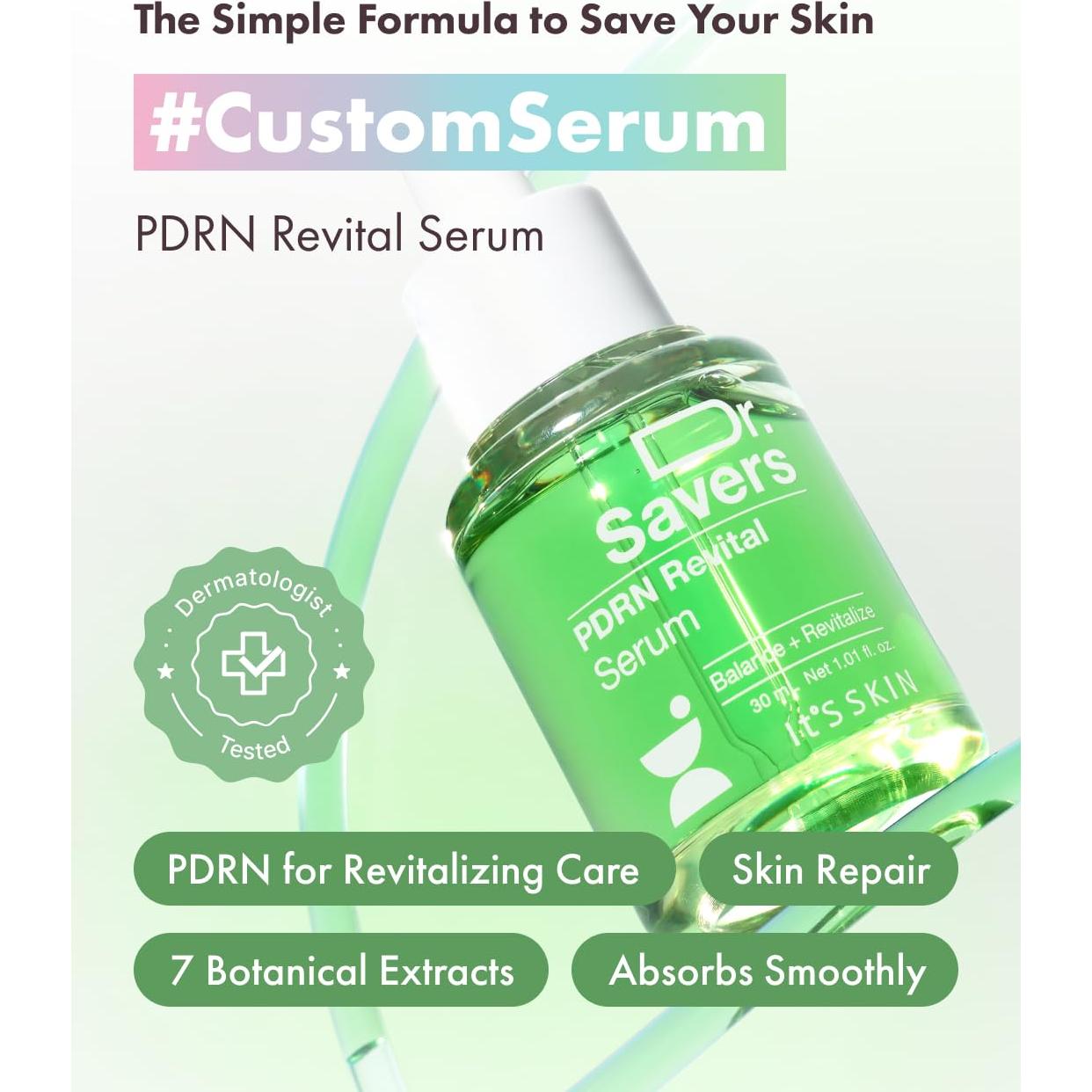 Serum Facial Revitalizante PDRN Dr.Savers 30 ml - Hidratante