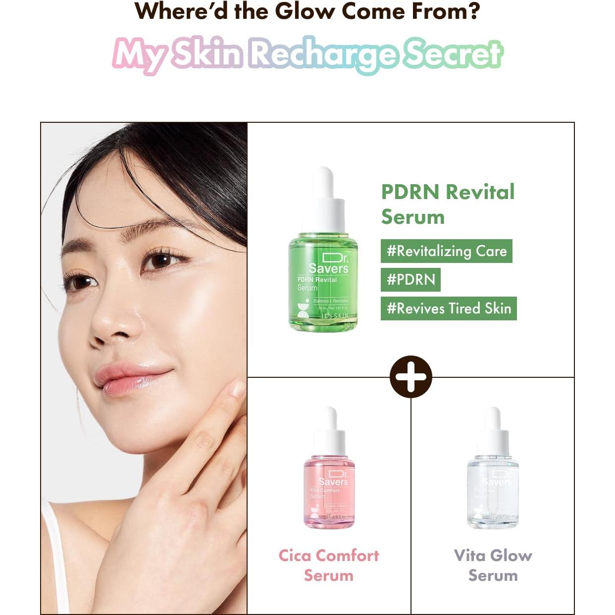 Serum Facial Revitalizante PDRN Dr.Savers 30 ml - Hidratante