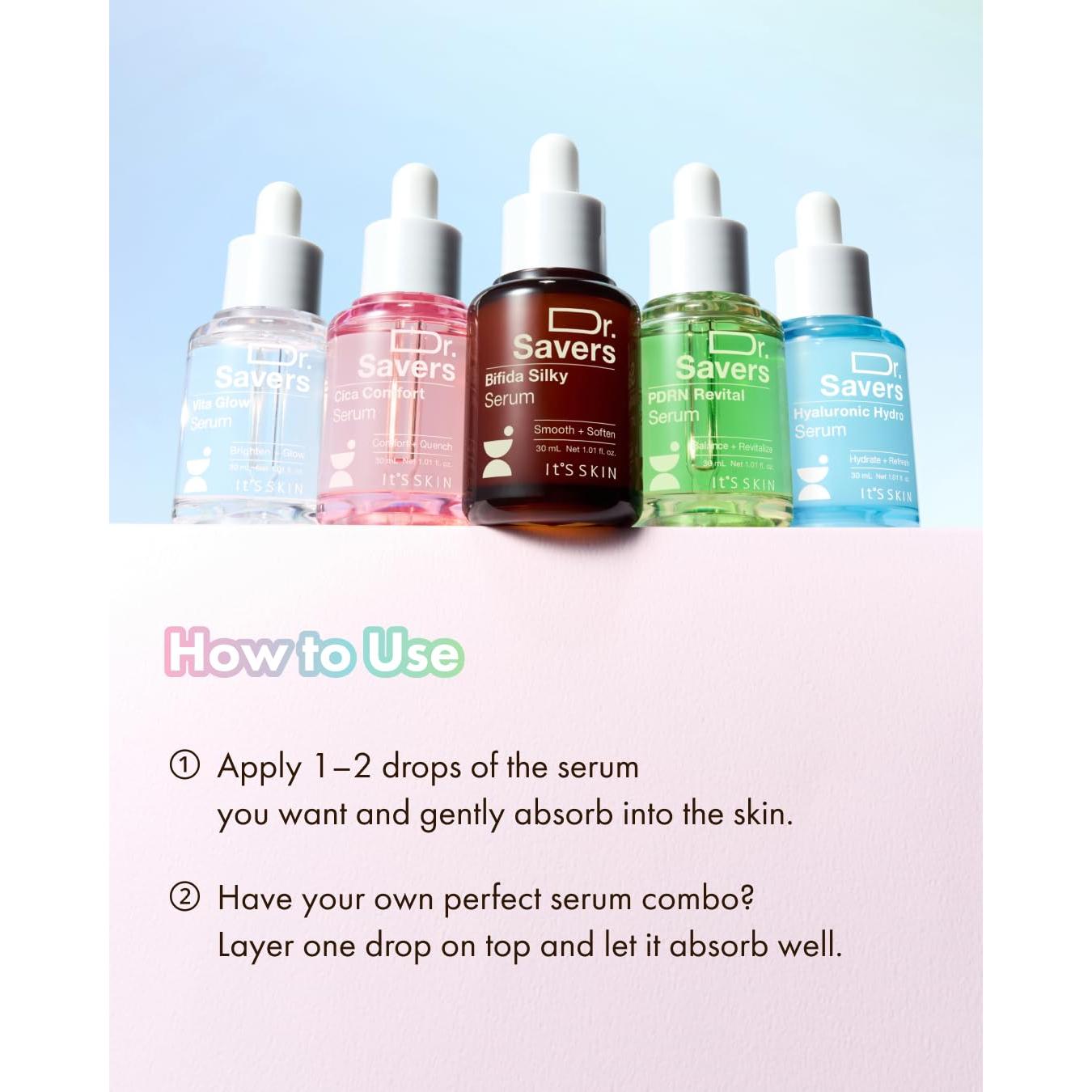 Serum Facial Revitalizante PDRN Dr.Savers 30 ml - Hidratante