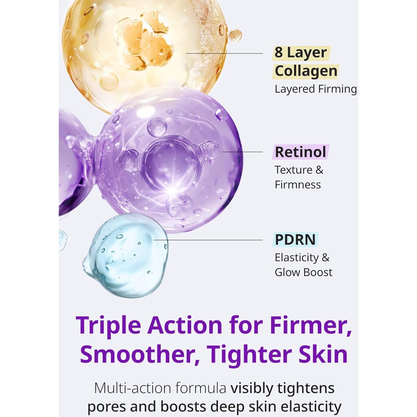 Máscara Hidrogel de Colágeno SNP 10,000ppm 4 Hojas 125Da
