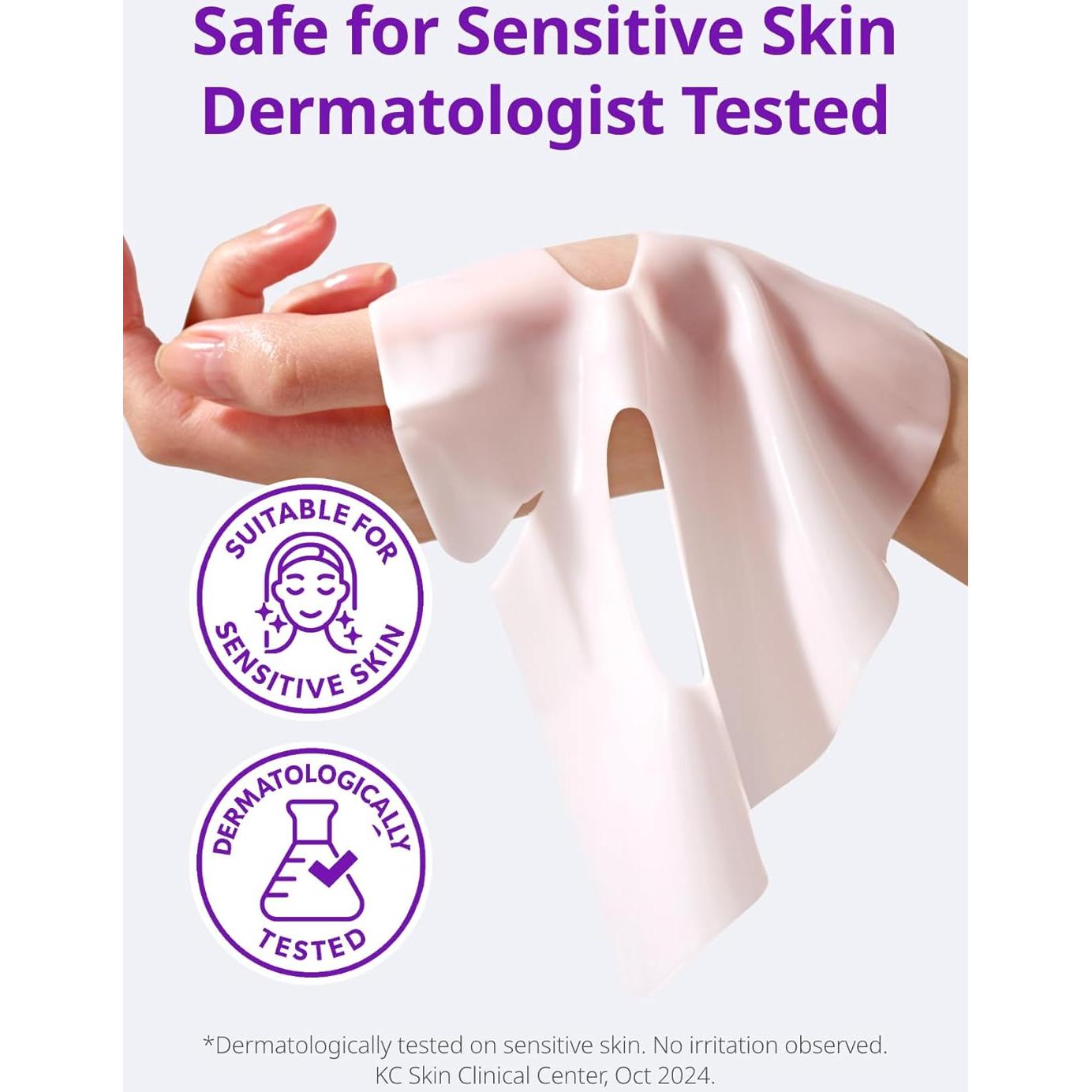 Máscara Hidrogel de Colágeno SNP 10,000ppm 4 Hojas 125Da