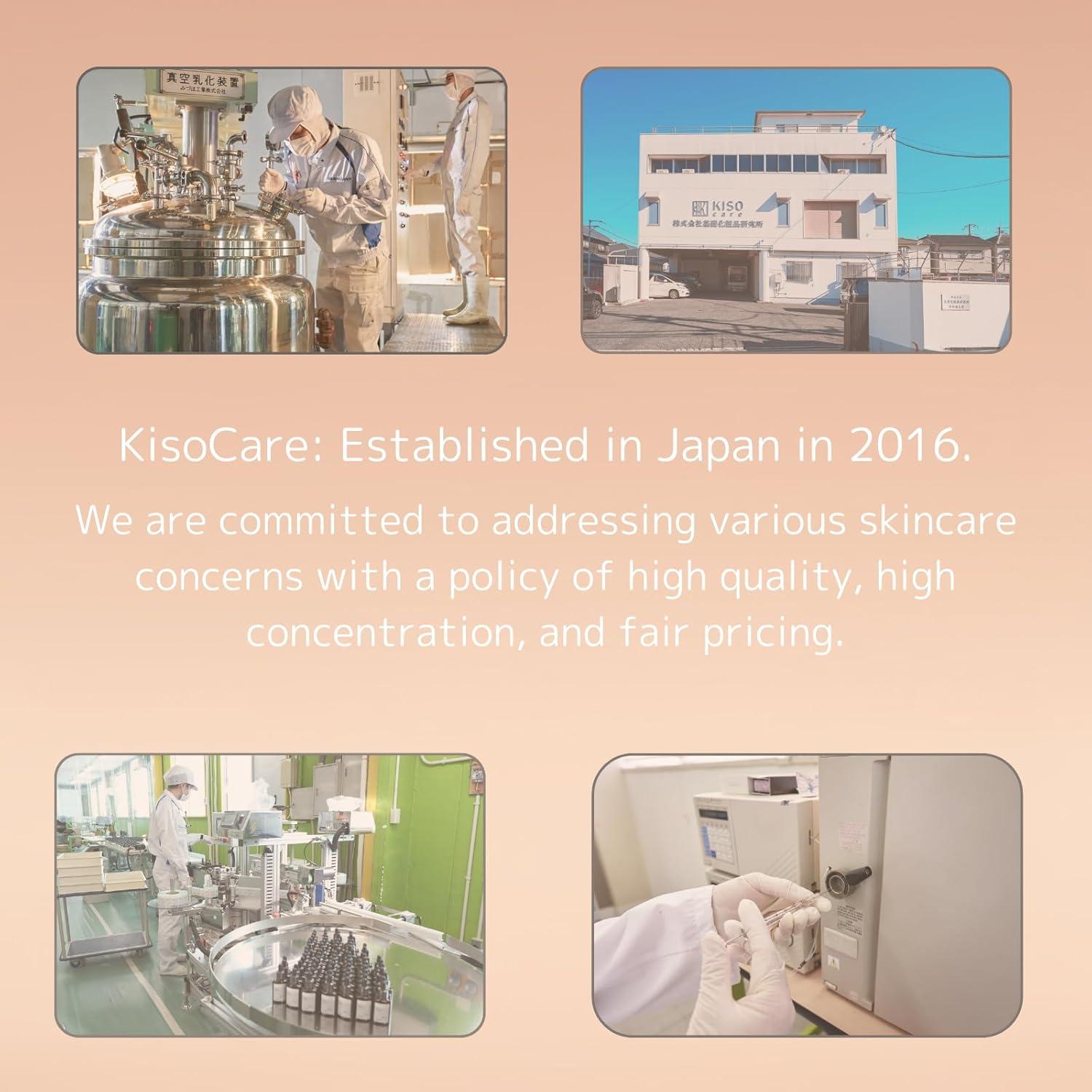 Suero KisoCare Niacinamida 20% + Zinc PCA 4% 30ml