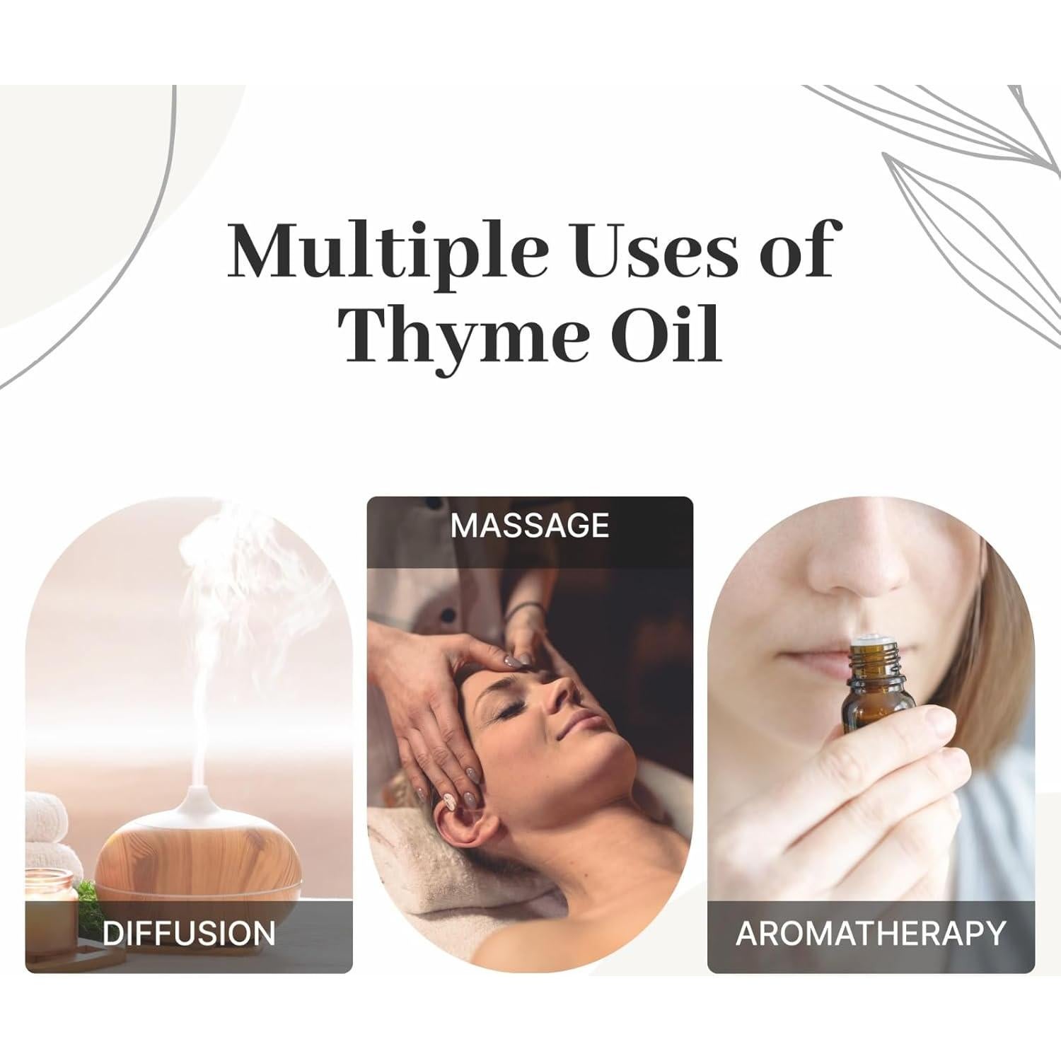 Aceite Esencial de Tomillo Zynda 10ml - 100% Puro y Orgánico