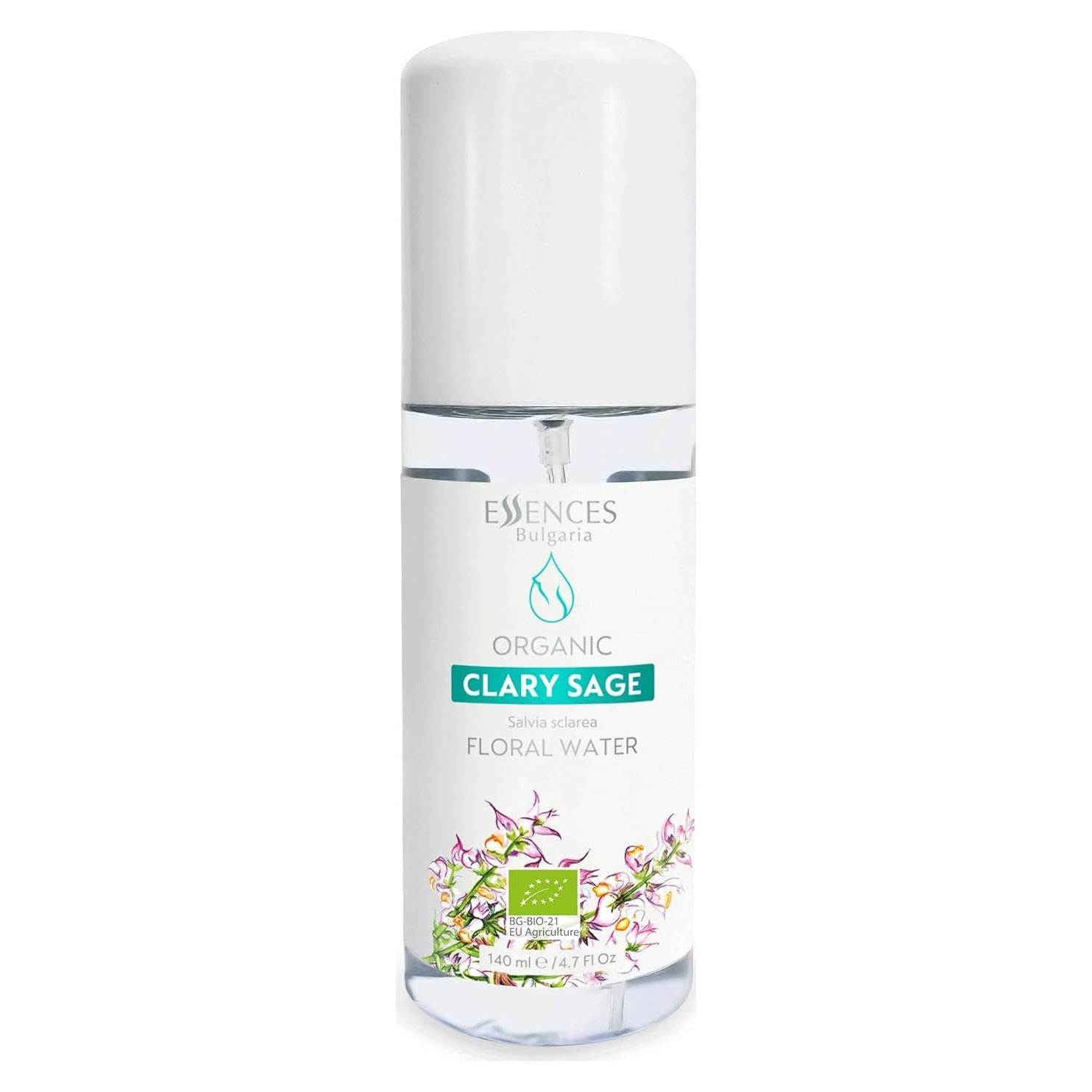 Agua Floral Orgánica de Salvia Clary Essences Bulgaria 140ml