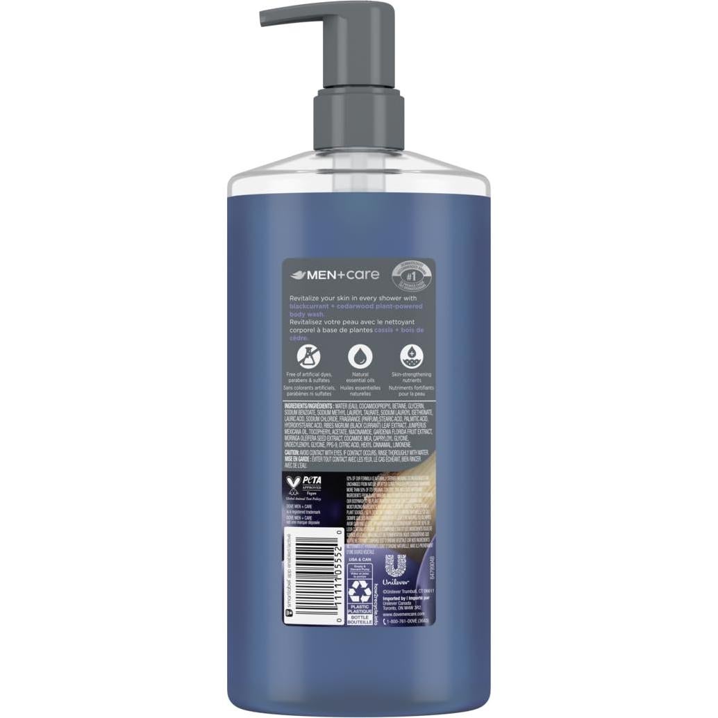 Jabón Corporal Hidratante Dove Men+Care 737ml Grosella Negra