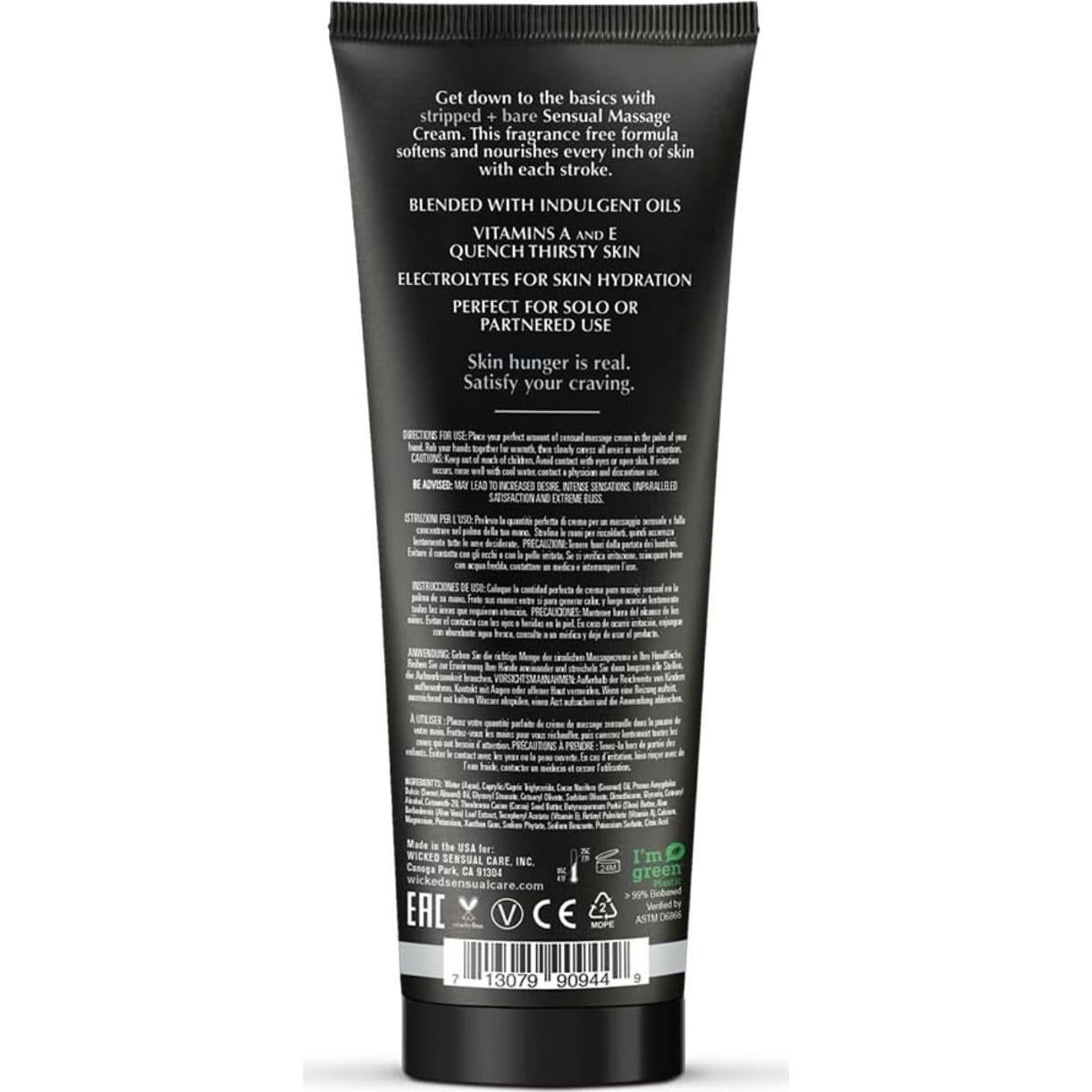 Crema de Masaje Wicked 113g Salvia y Sal Marina