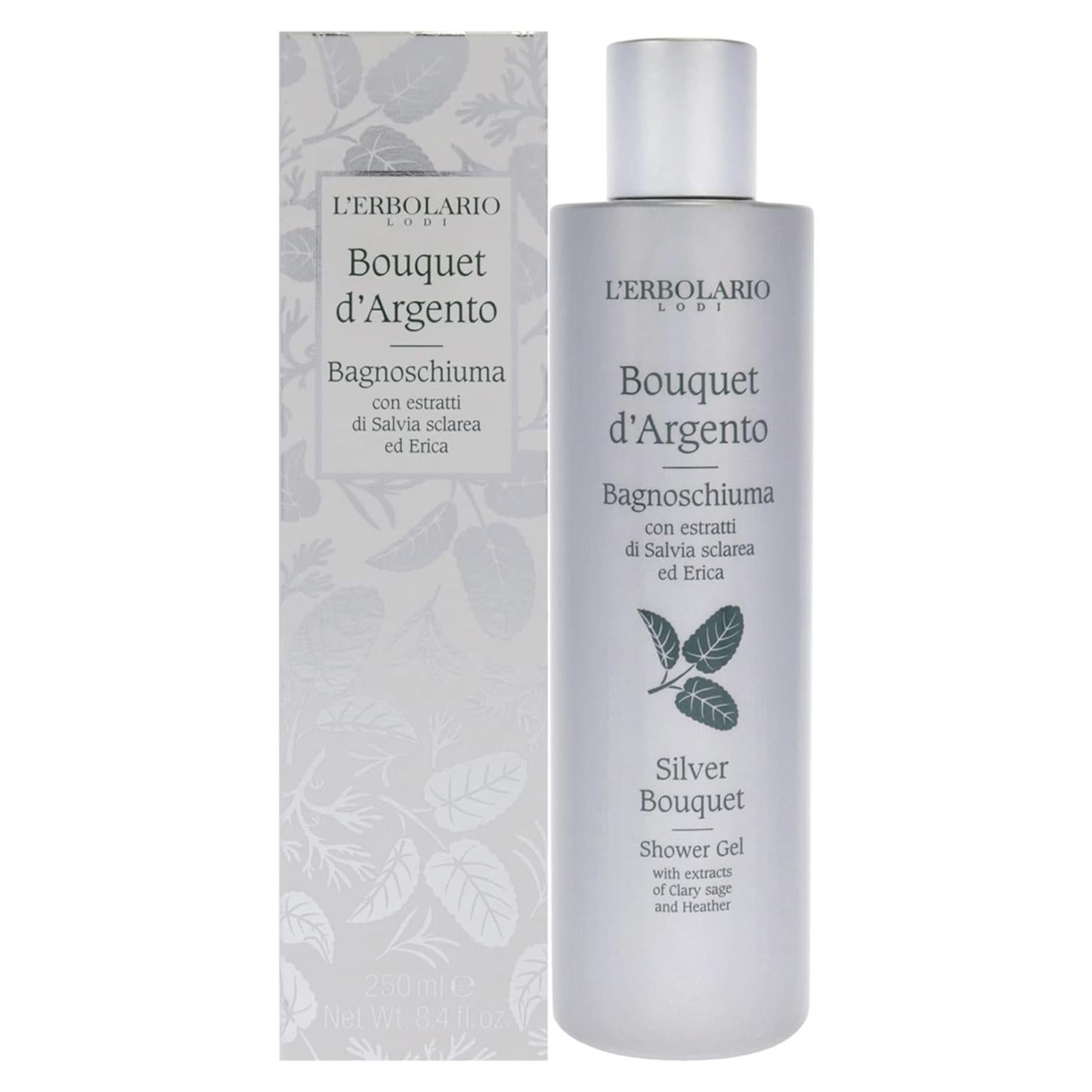 Gel de Ducha L'Erbolario Ramo Plateado 240 ml - Jabón Corporal Tonificante