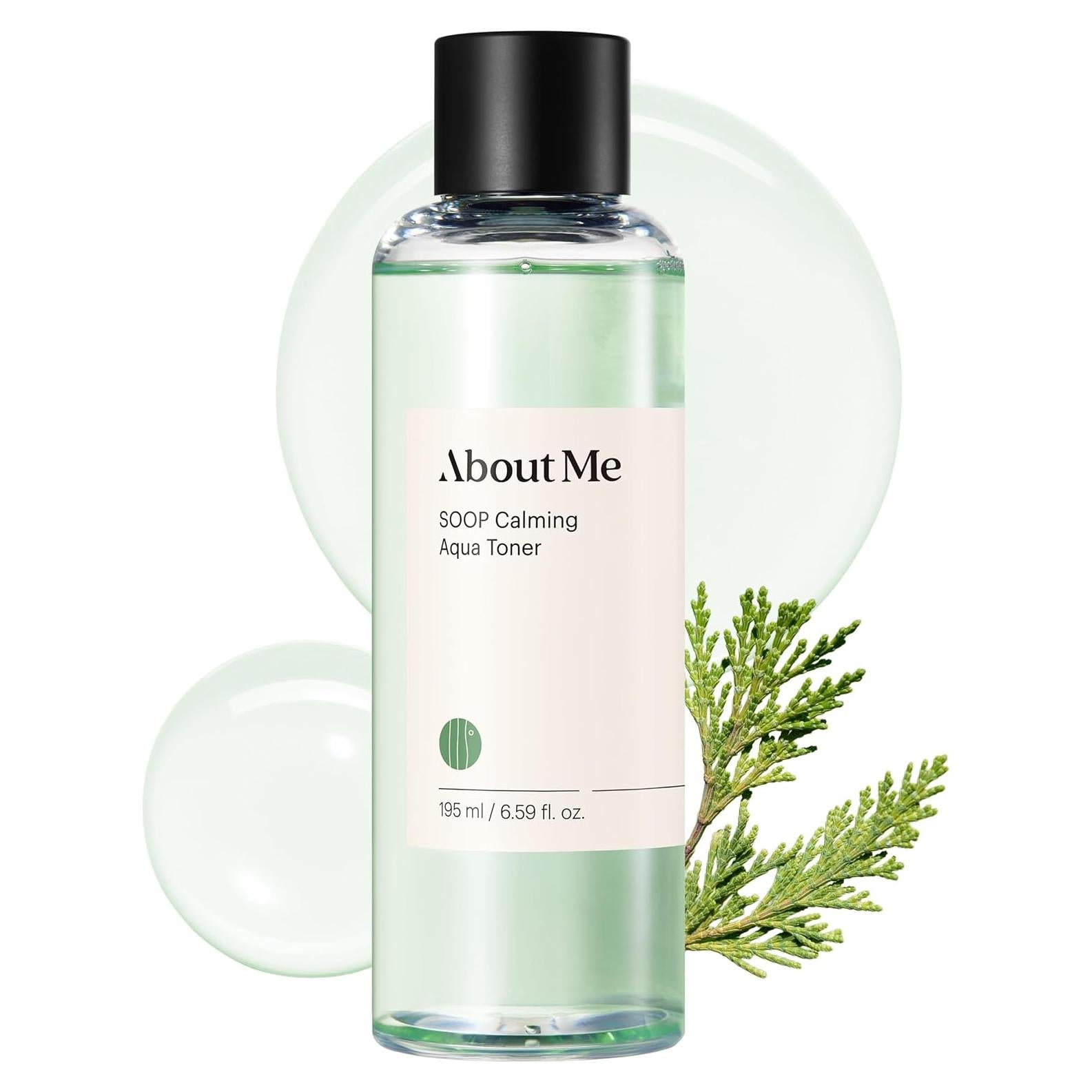 Tónico Aqua Calmante About Me 195ml - Exfoliación Suave pH Equilibrante