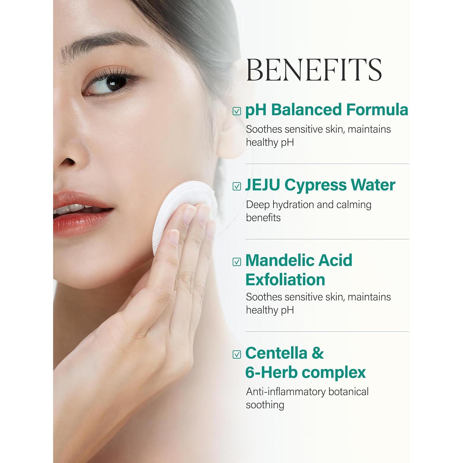 Tónico Aqua Calmante About Me 195ml - Exfoliación Suave pH Equilibrante