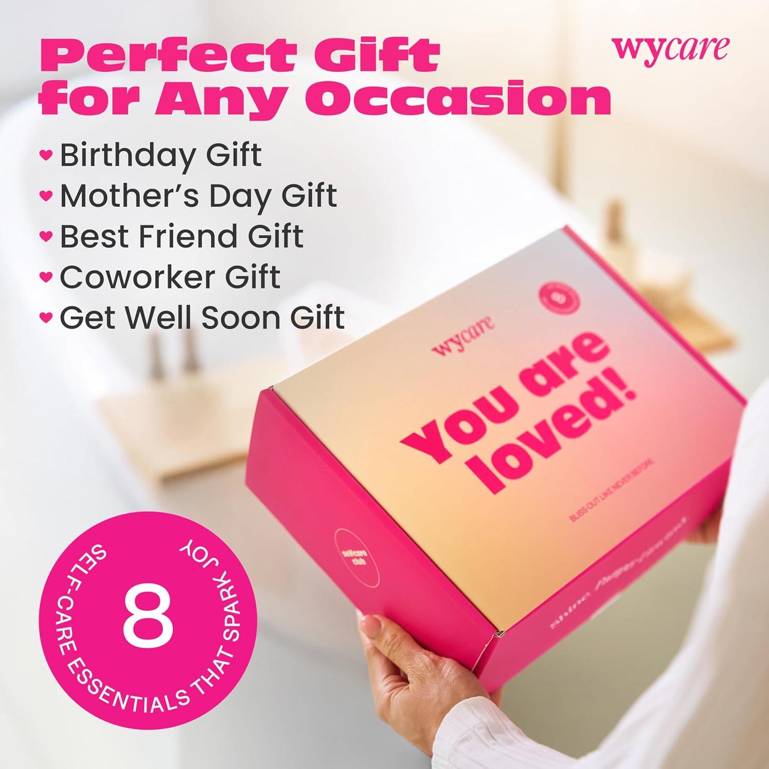 Caja de Regalo Wycare para Mujeres - Cesta de Spa 25.9x19.8cm