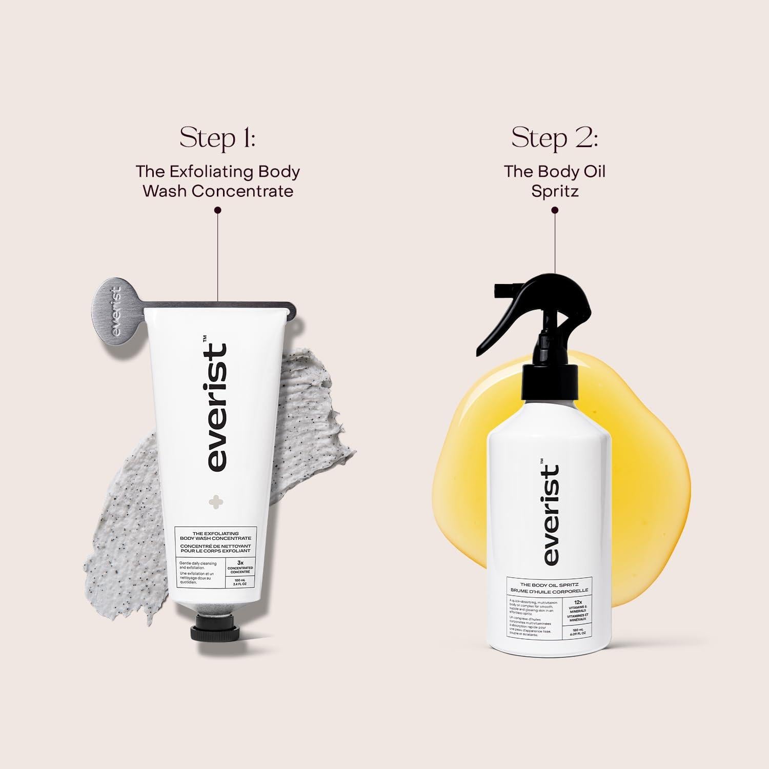 Aceite Corporal Seco Everist Spritz 181 ml con Vitaminas C y E