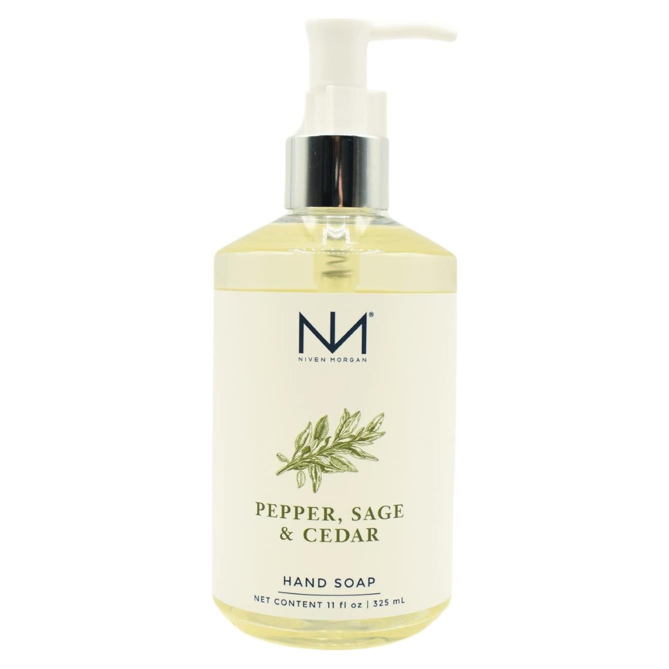 Jabón de Manos Niven Morgan Pimienta, Salvia y Cedro 325ml