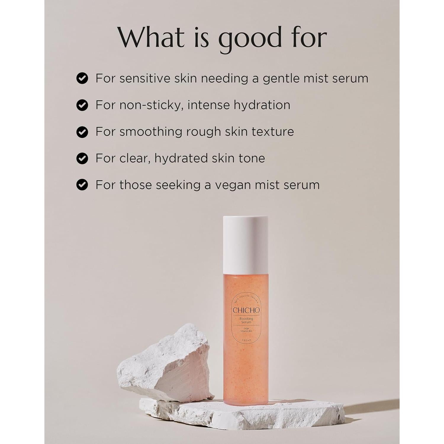 Suero Facial Coreano CHICHO 100ml - Hidratante con Vitamina B12