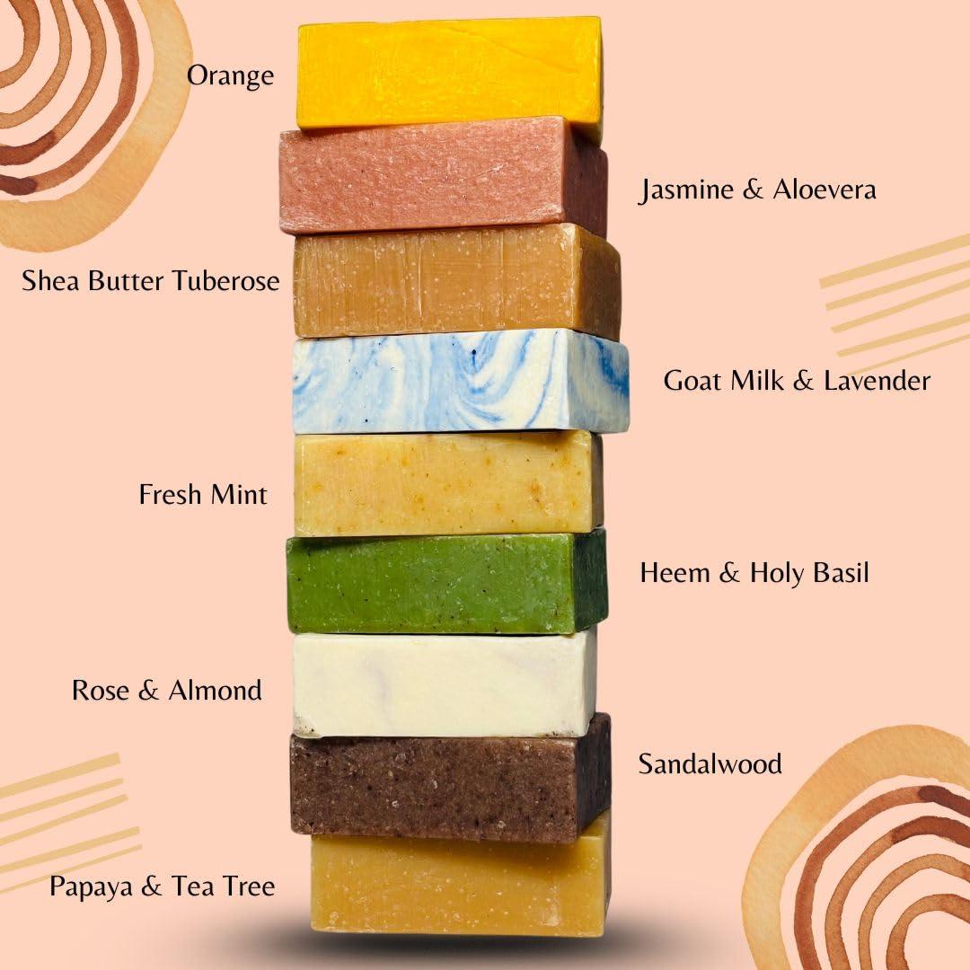 Jabón de Baño Hecho a Mano Yuhib Luxury 100g Heem y Albahaca