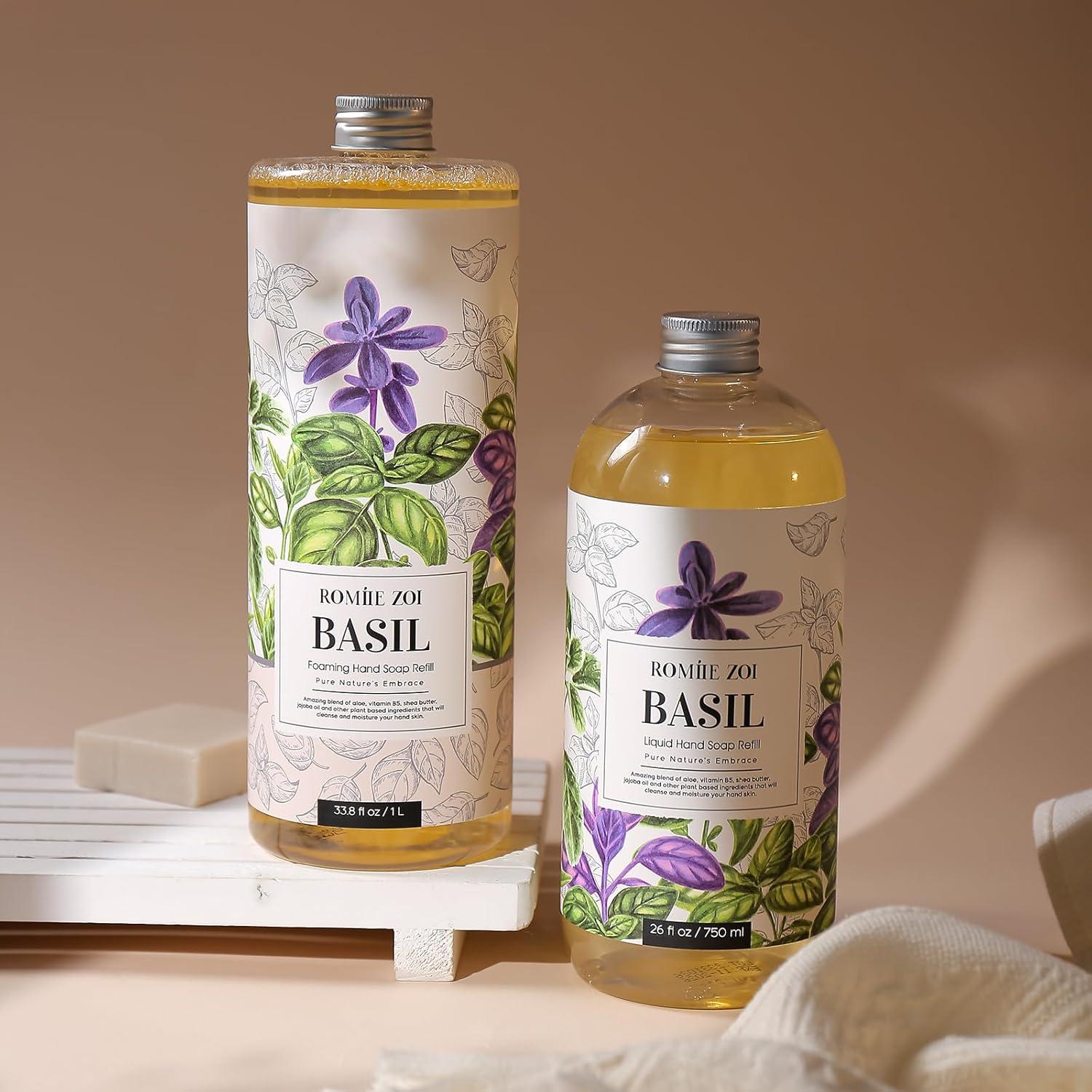 Jabón de Manos Líquido Romiie Zoi Albahaca 750 ml Hidratante