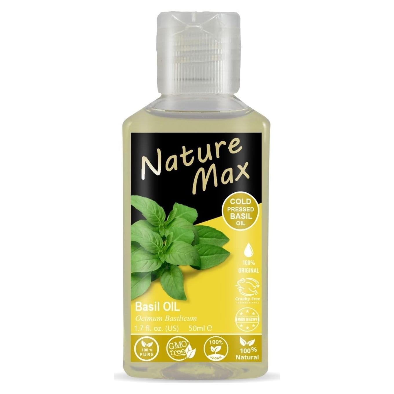 Aceite de Albahaca Nature Max 50 ml Puro Egipcio Halal