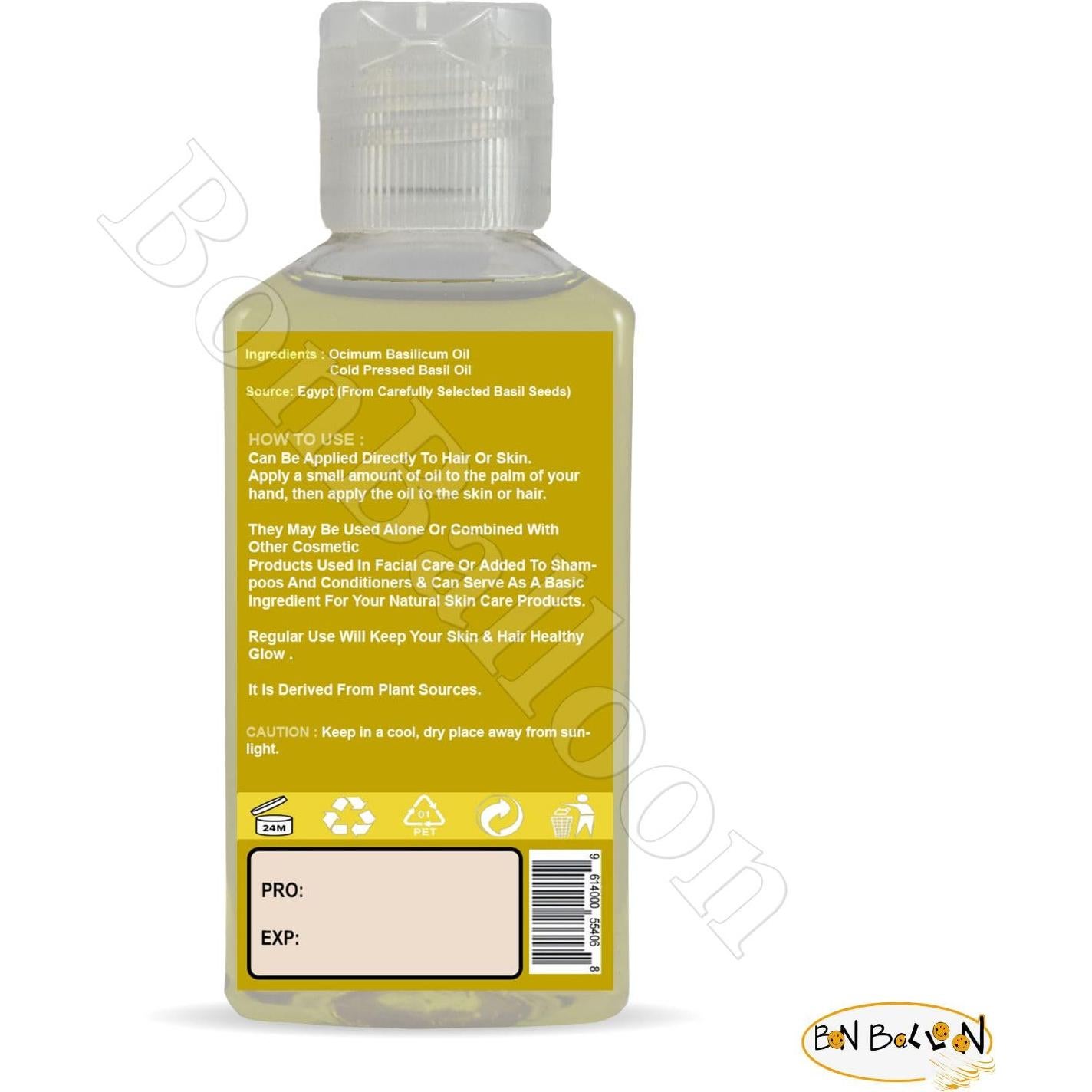 Aceite de Albahaca Nature Max 50 ml Puro Egipcio Halal