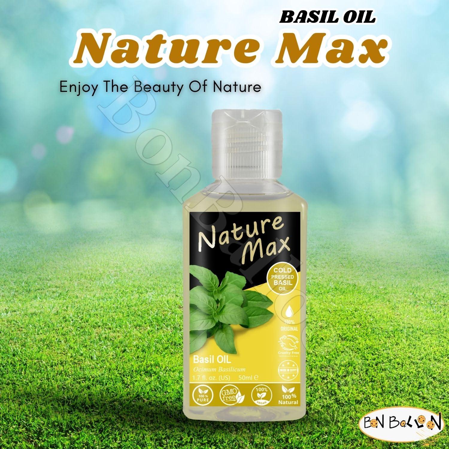Aceite de Albahaca Nature Max 50 ml Puro Egipcio Halal