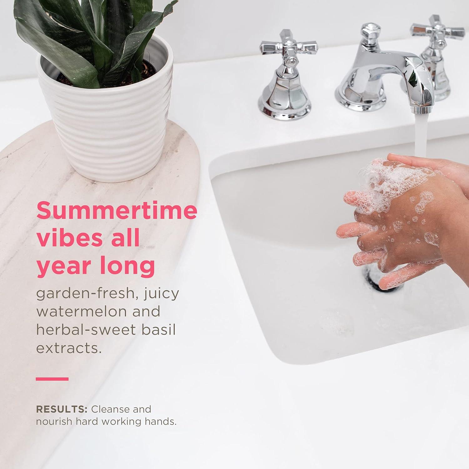 Jabón Espumoso de Manos Soapbox Sandía & Albahaca 311ml - Paquete de 3