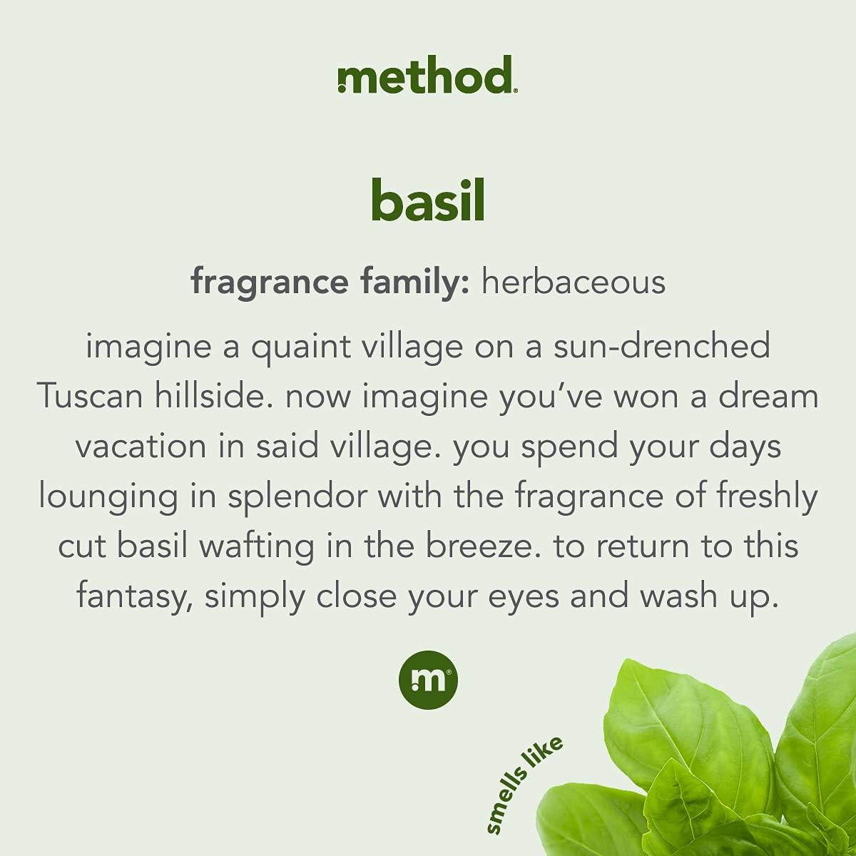 Gel Lavado de Manos Método Albahaca Biodegradable 340 ml