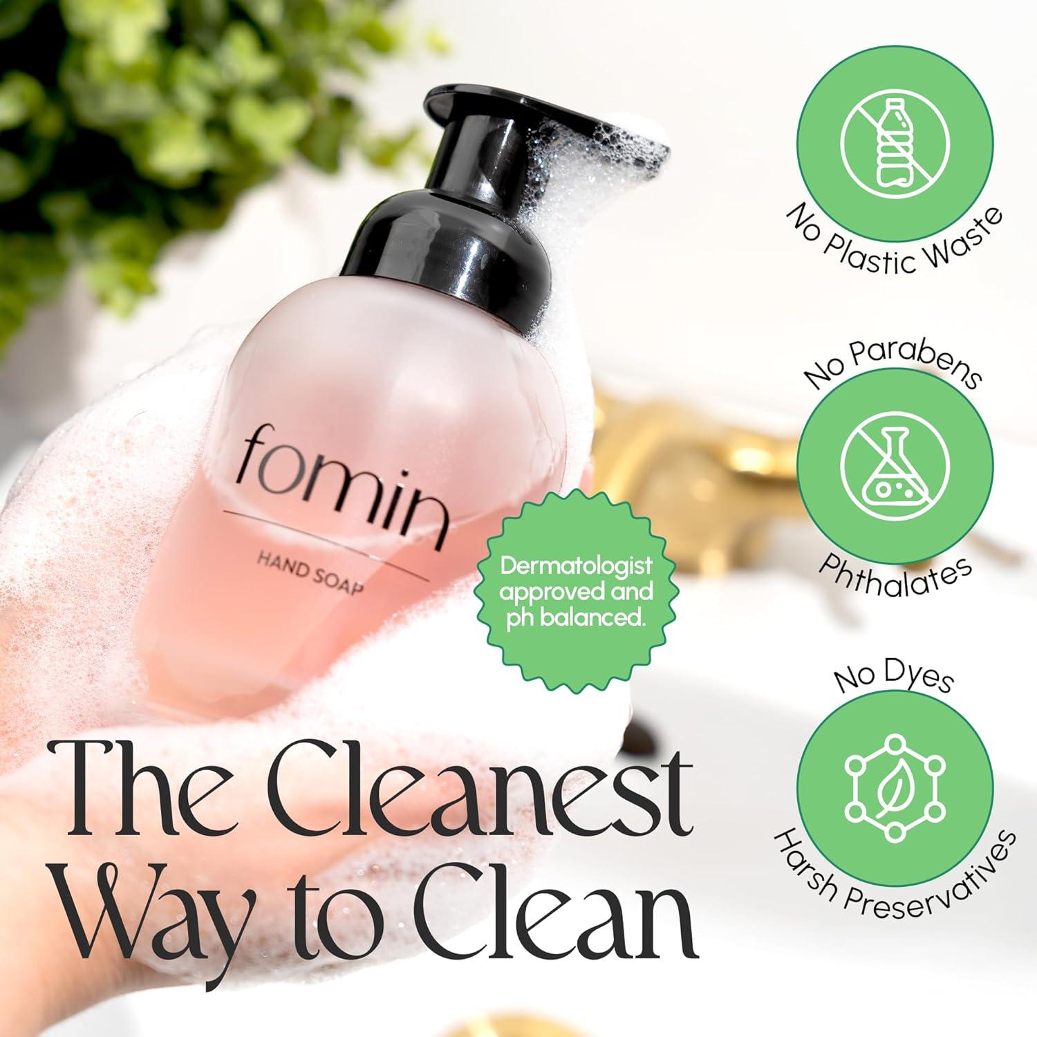 Tabletas de Jabón Espumoso Fomin Albahaca Mandarina - 6 Unidades