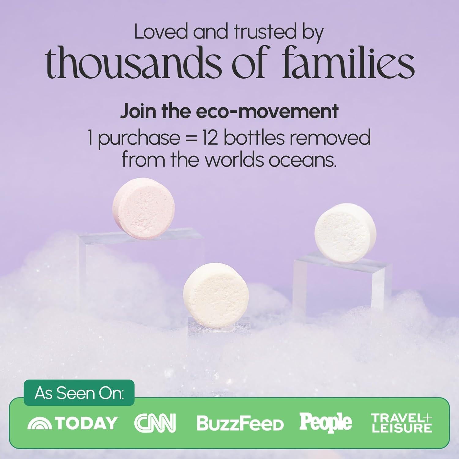 Tabletas de Jabón Espumoso Fomin Albahaca Mandarina - 6 Unidades