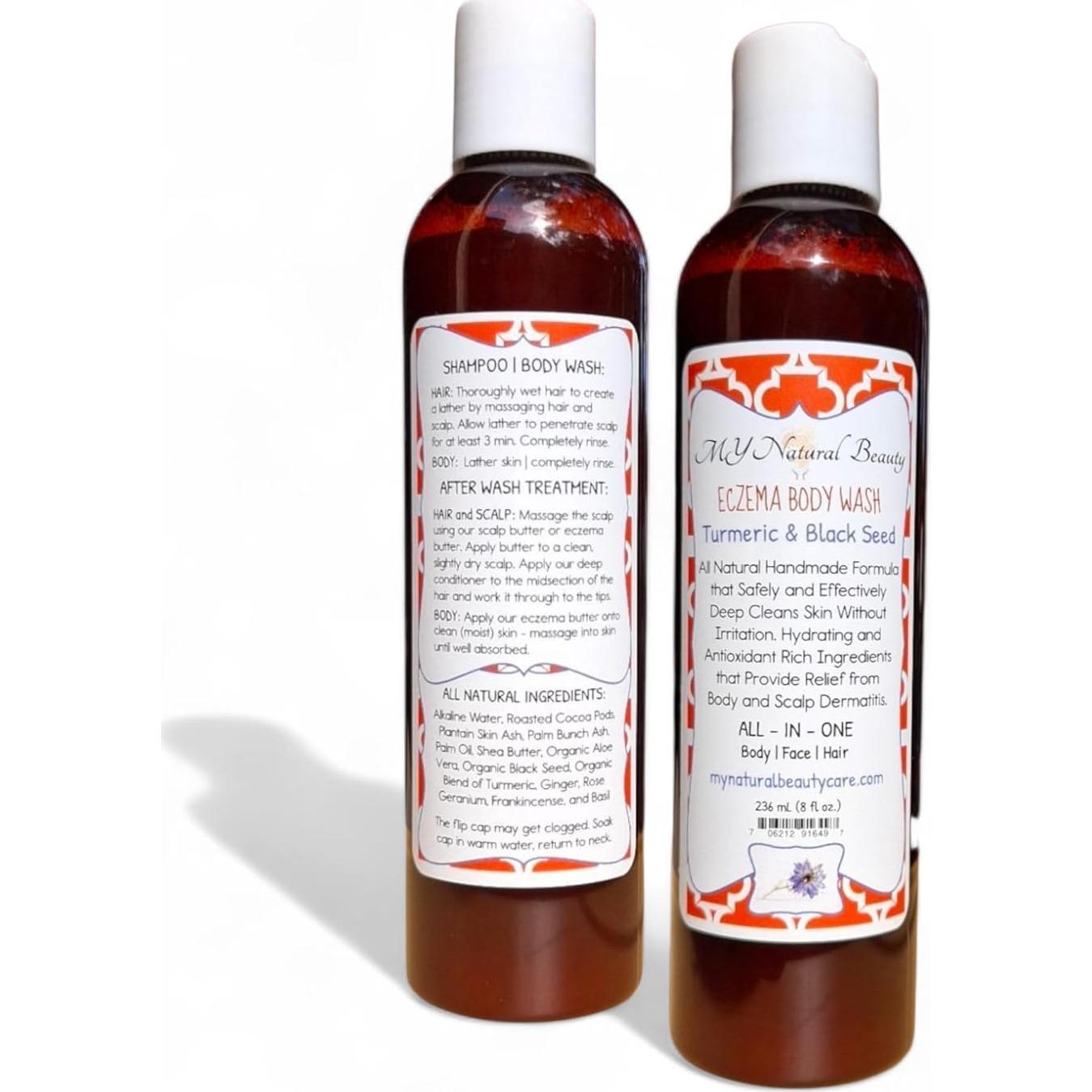 Jabón Corporal Natural para Eczema Cúrcuma 236ml