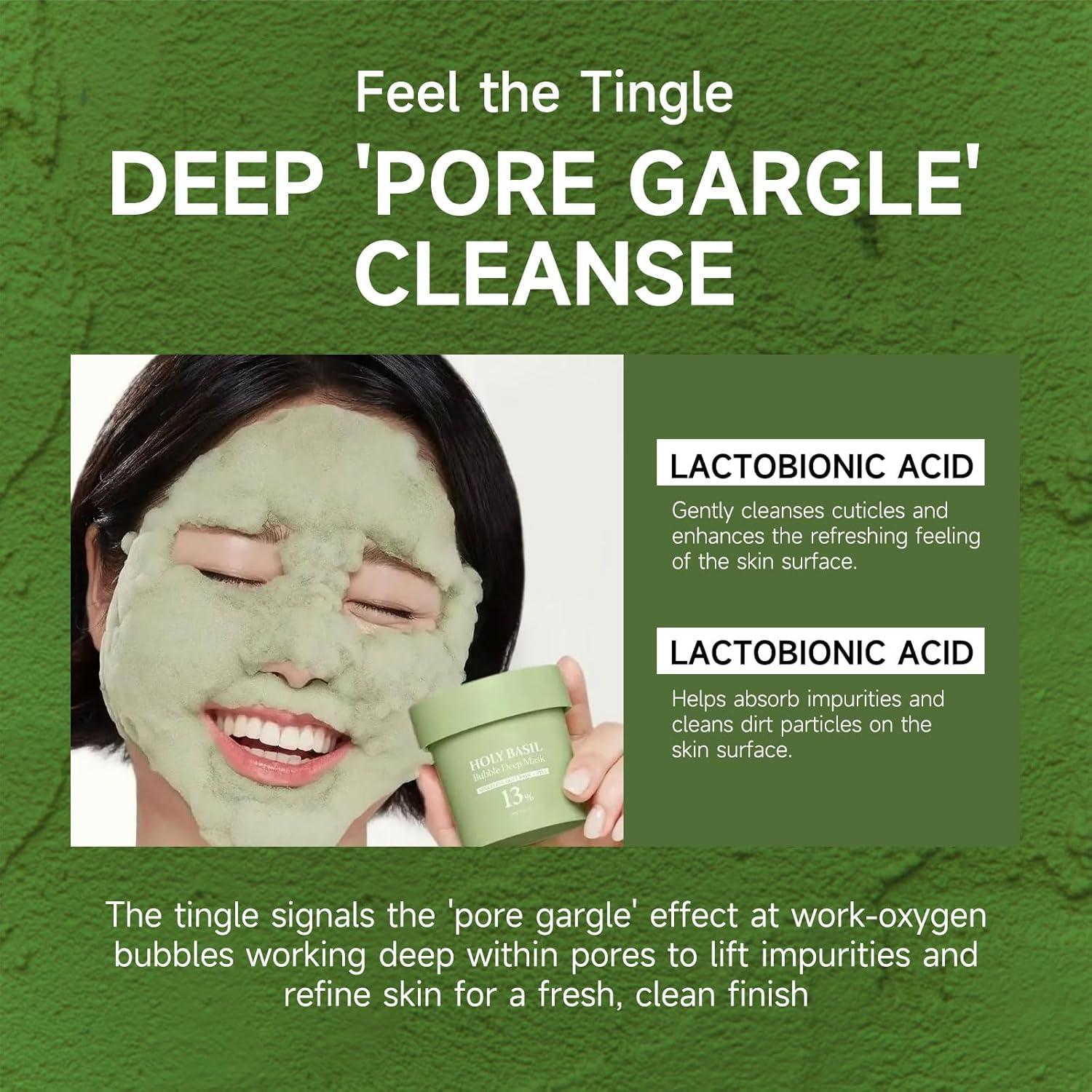 Mascarilla Burbujeante PasaRose 90g - Limpieza Facial Profunda