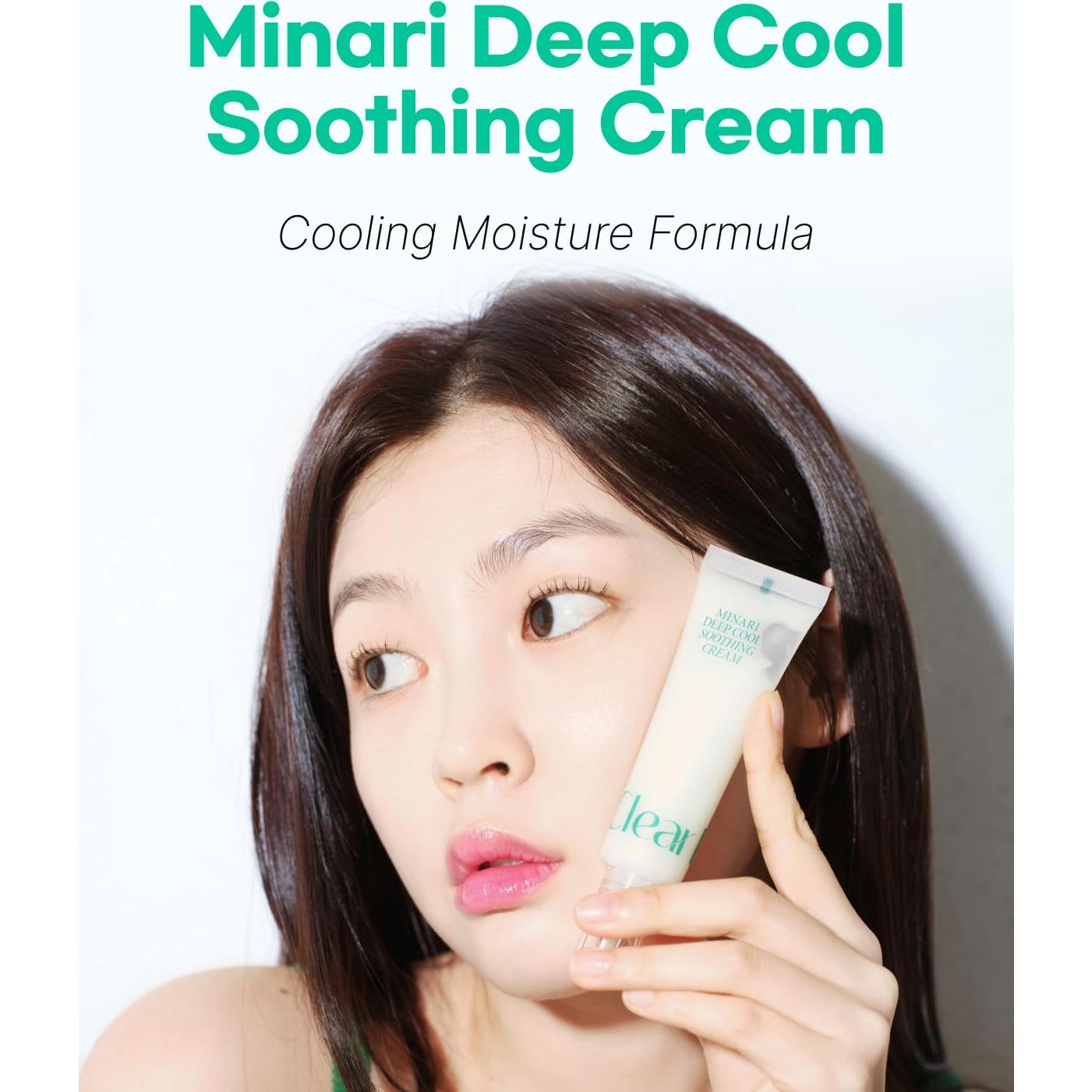 Crema Calmante Fresca Minari ClearDea 30ml x2 - Hidratante K-Beauty