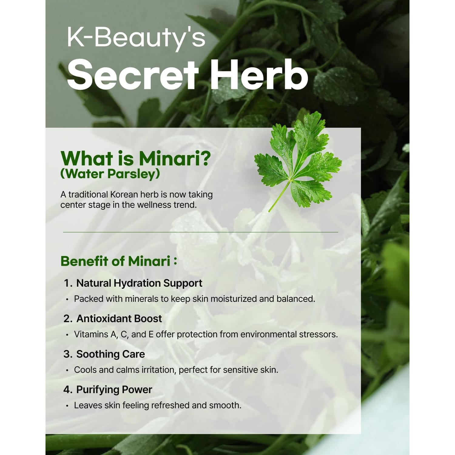 Crema Calmante Fresca Minari ClearDea 30ml x2 - Hidratante K-Beauty