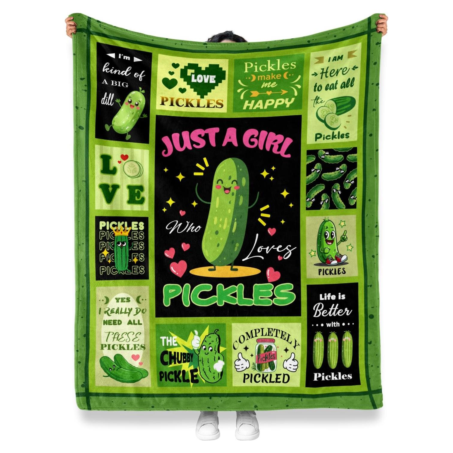 Manta Divertida Levens Pepinillo 152x127cm Poliester Suave