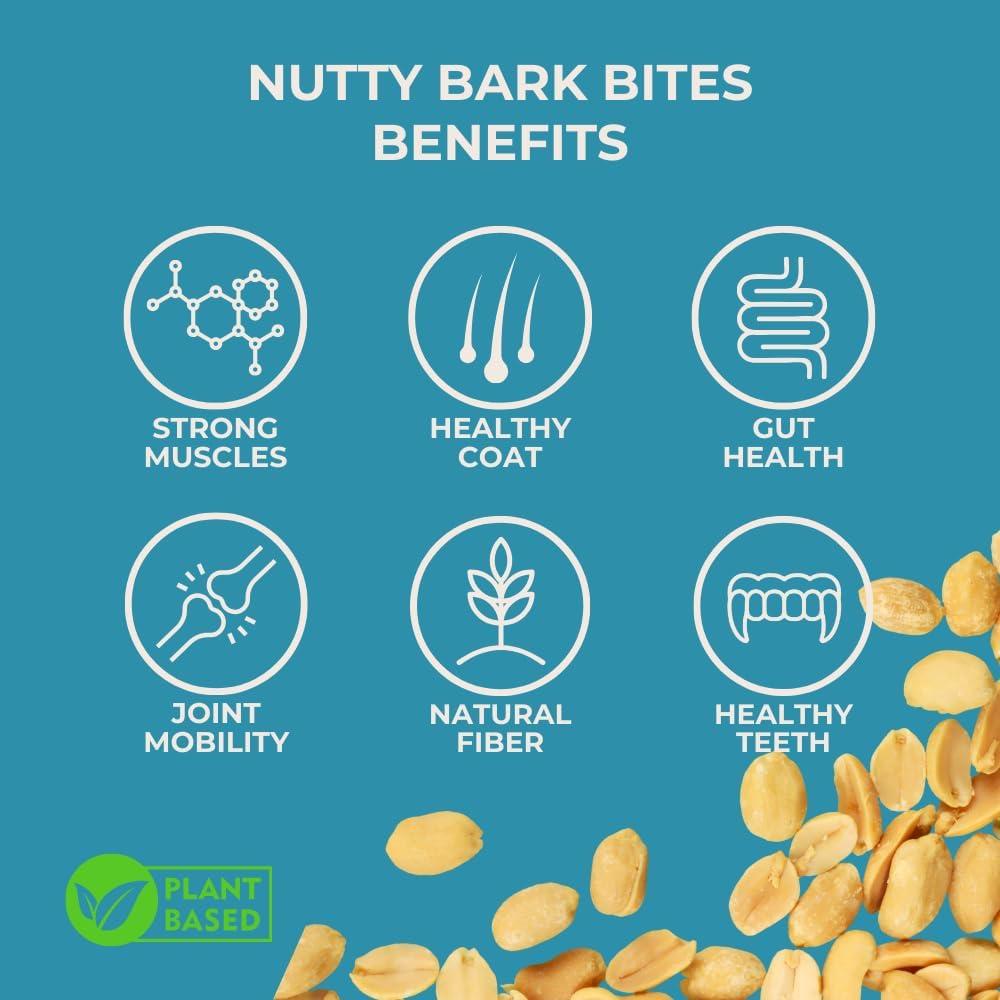 Golosinas Veganas para Perros TerraPawz 226.8 g - Sabor Mantequilla de Maní