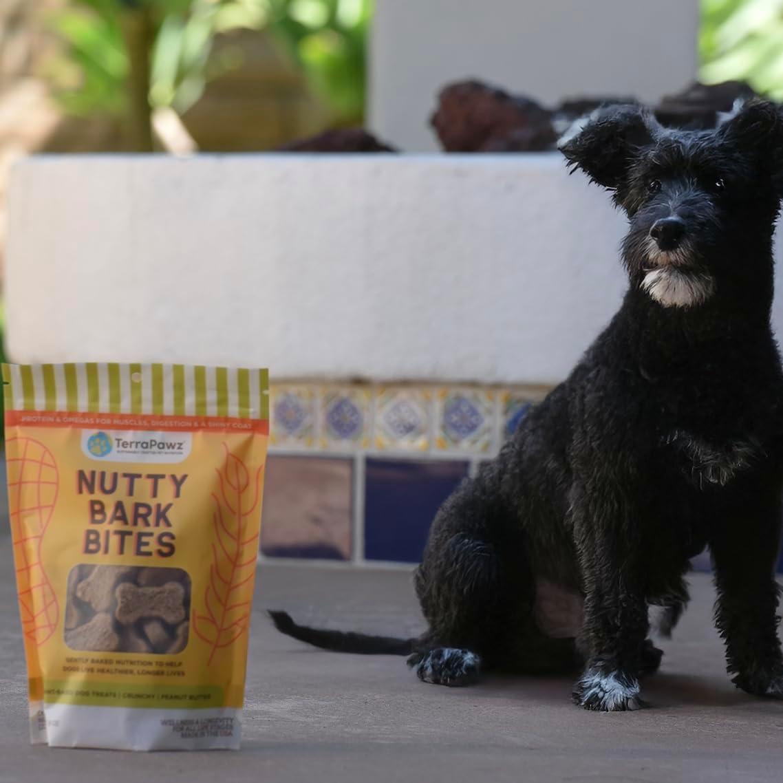 Golosinas Veganas para Perros TerraPawz 226.8 g - Sabor Mantequilla de Maní