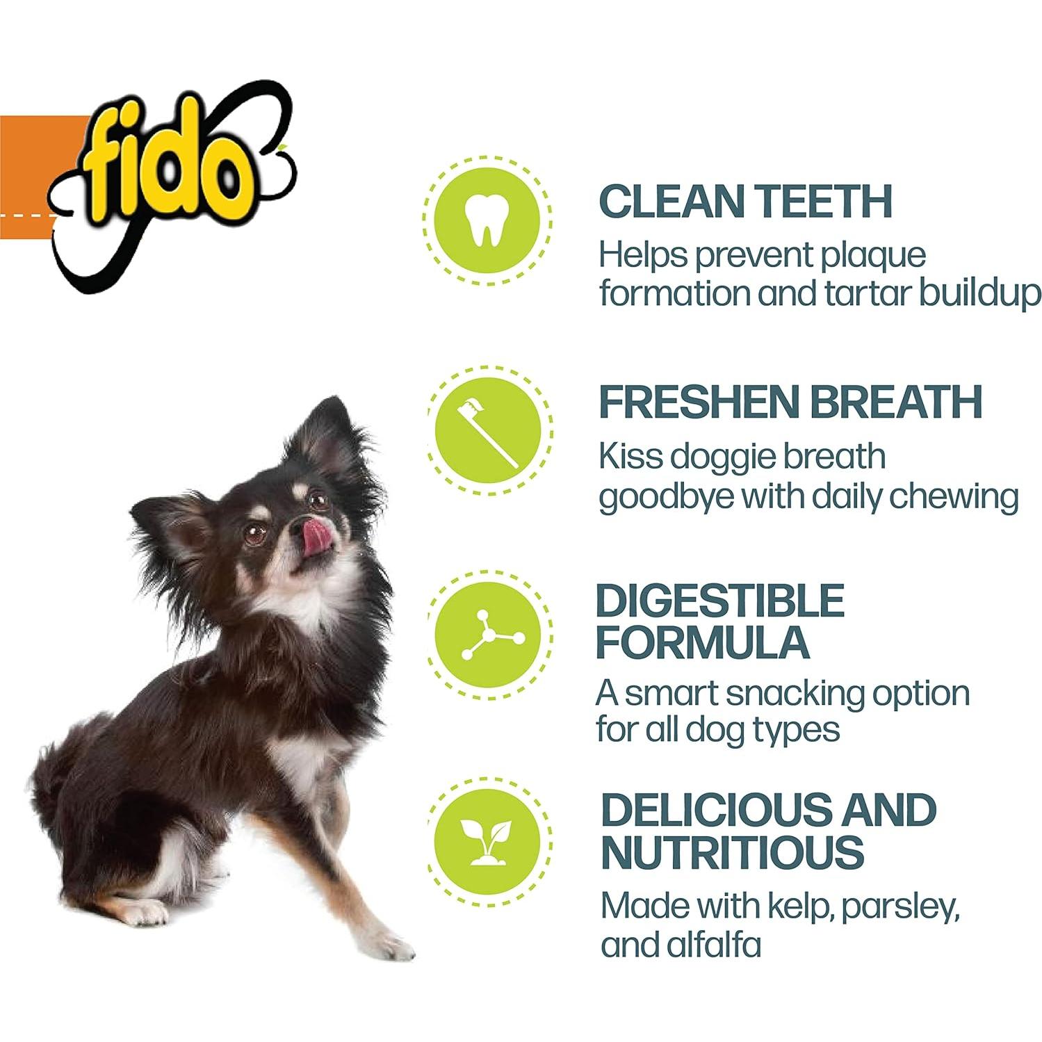 Fido Doozie Bones Huesos Dentales Sabor Cacahuate 21 Mini