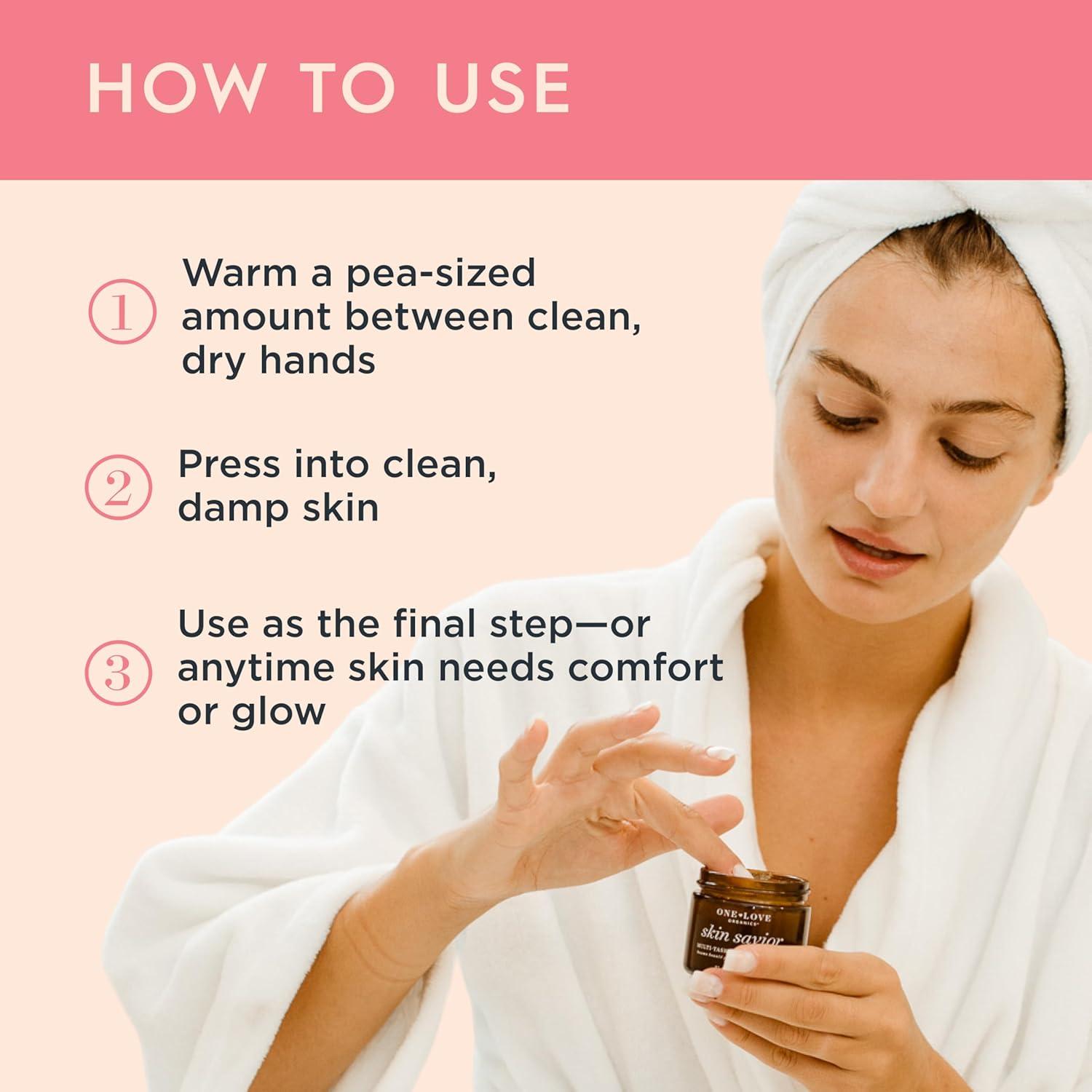 Bálsamo Facial Multiusos One Love Organics 51g - Hidratante Orgánico