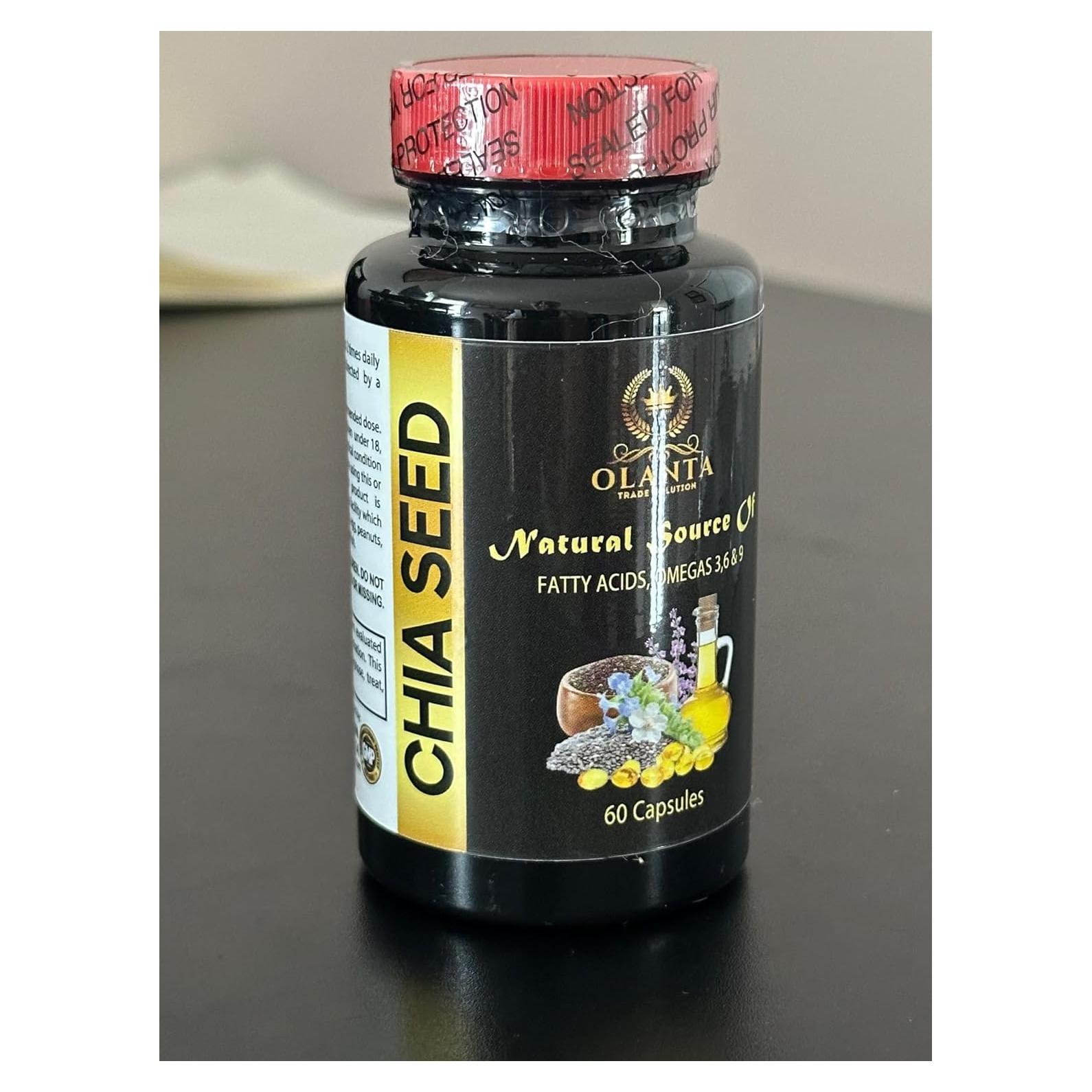 Suplemento de Semilla de Chía Vitalabs - 60 Cápsulas