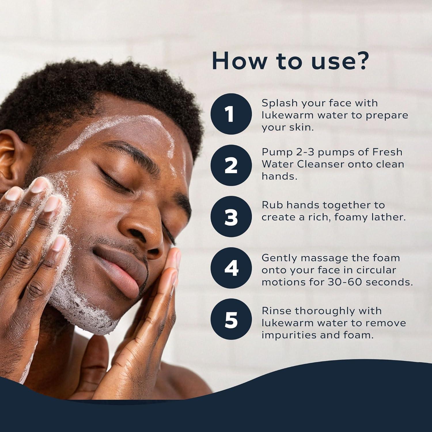 Limpiador Facial de Espuma NEPTUNE SKIN 120 ml - Natural y Suave