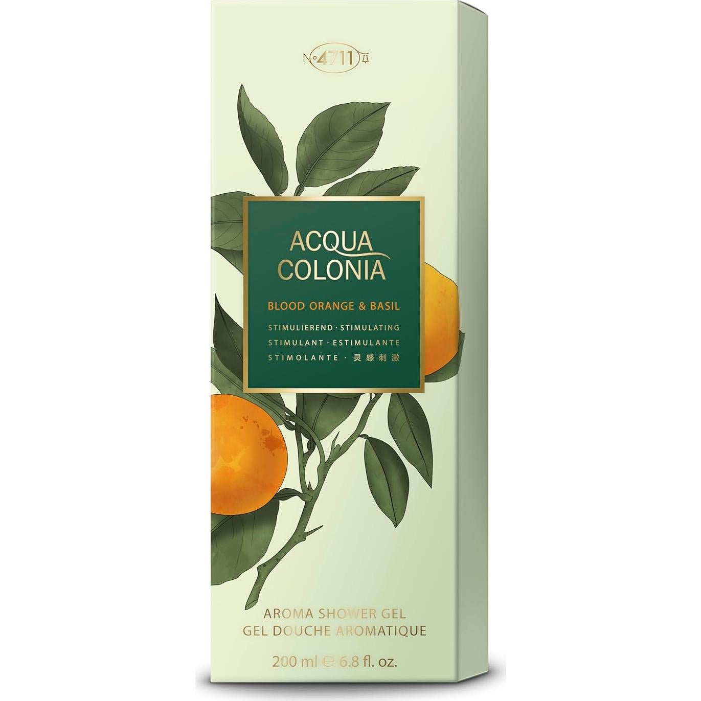Gel de Ducha 4711 Acqua Colonia Naranja Sangre y Albahaca 192.7 ml