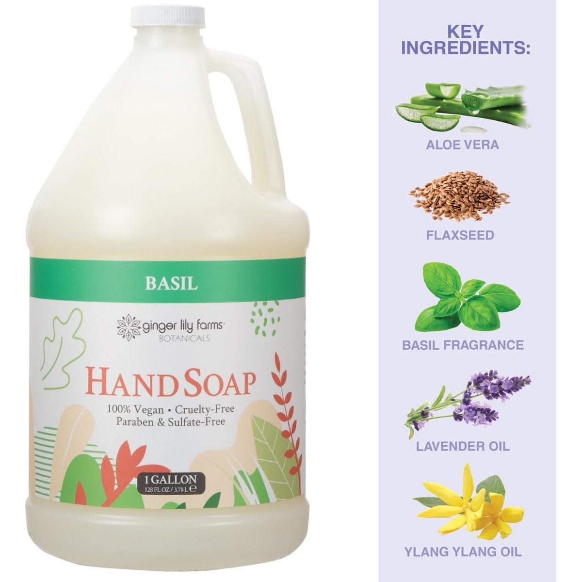 Jabón Líquido de Manos Multiusos Ginger Lily Farms 3.78L